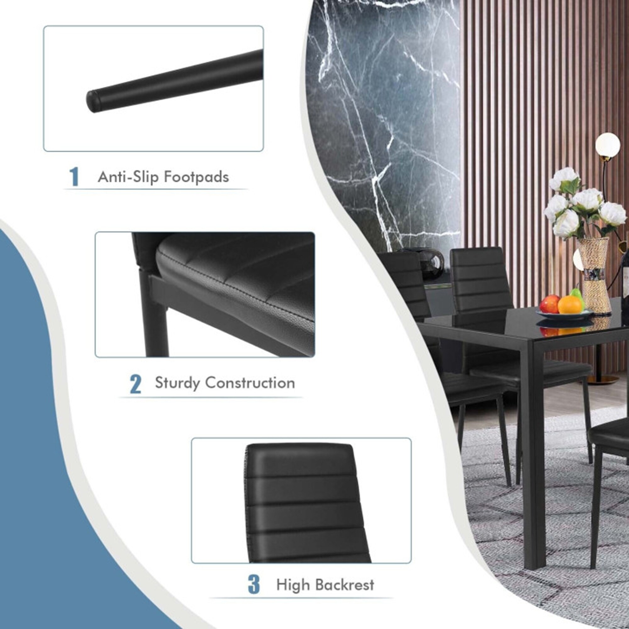 Clihome ZB-PH-011-2-CM Dining-Chairs - View #10