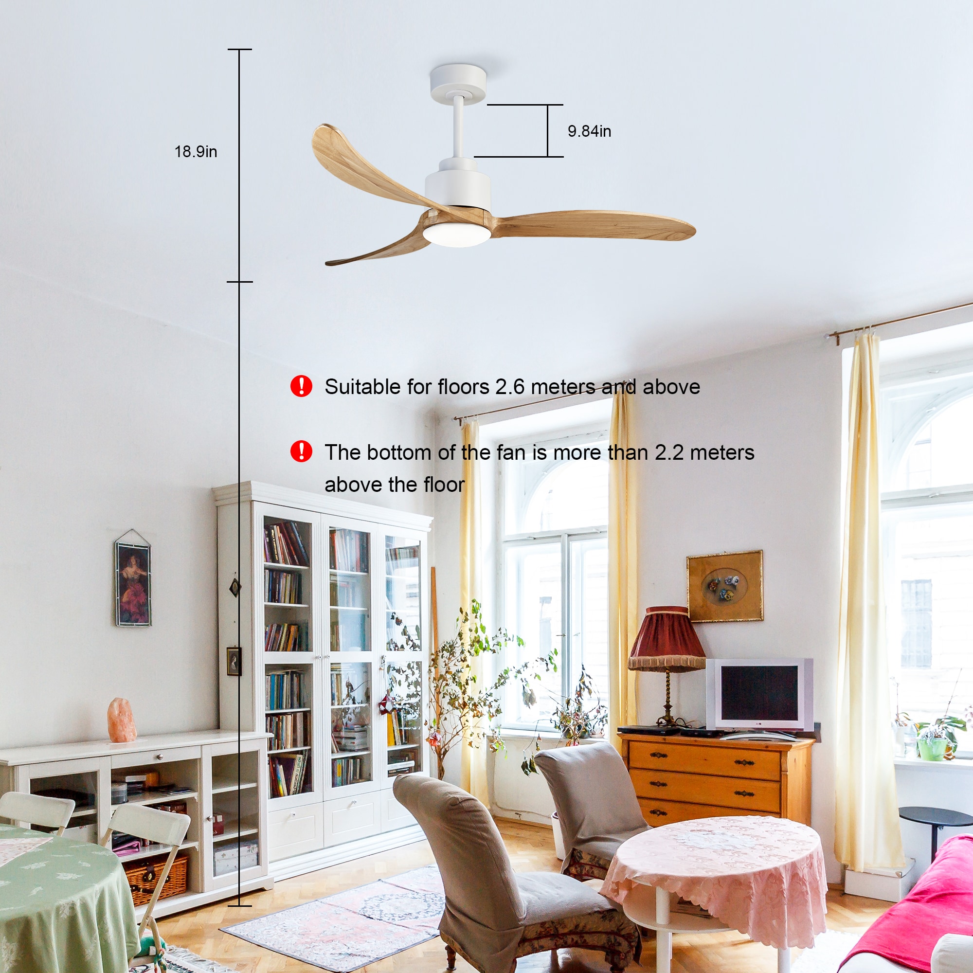 LTMATE LSHEM-5007-WH Ceiling-Fans - View #10