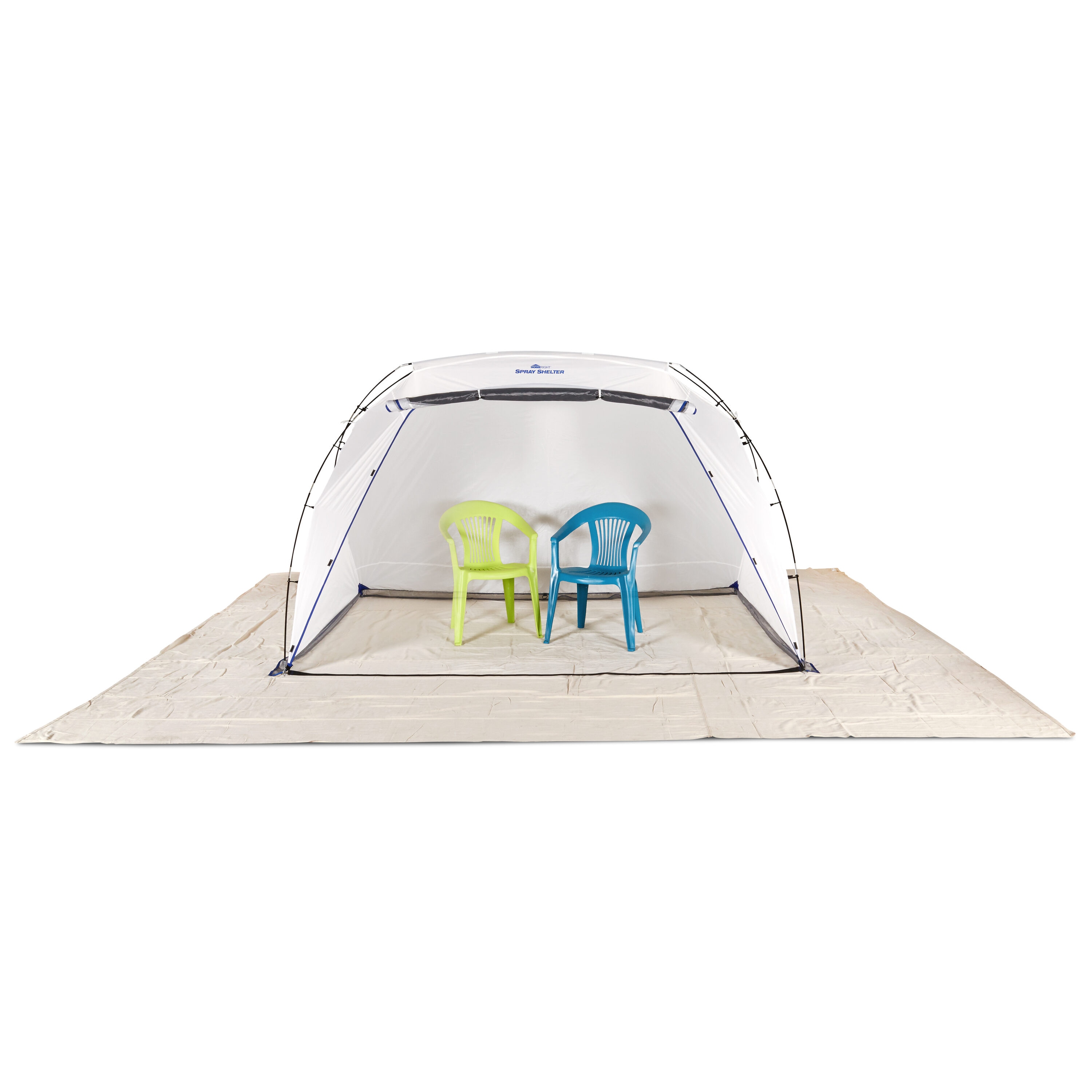 Spray Paint Tent, Large Spray Shelter With 4 X Painters Pyramid