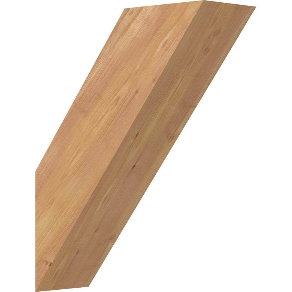 Ekena Millwork BRC06X16X20TRA00SWR 5-1/2-in x 16-in x 20-in Western Red Cedar Unfinished Wood Traditional Smooth Knee Brace