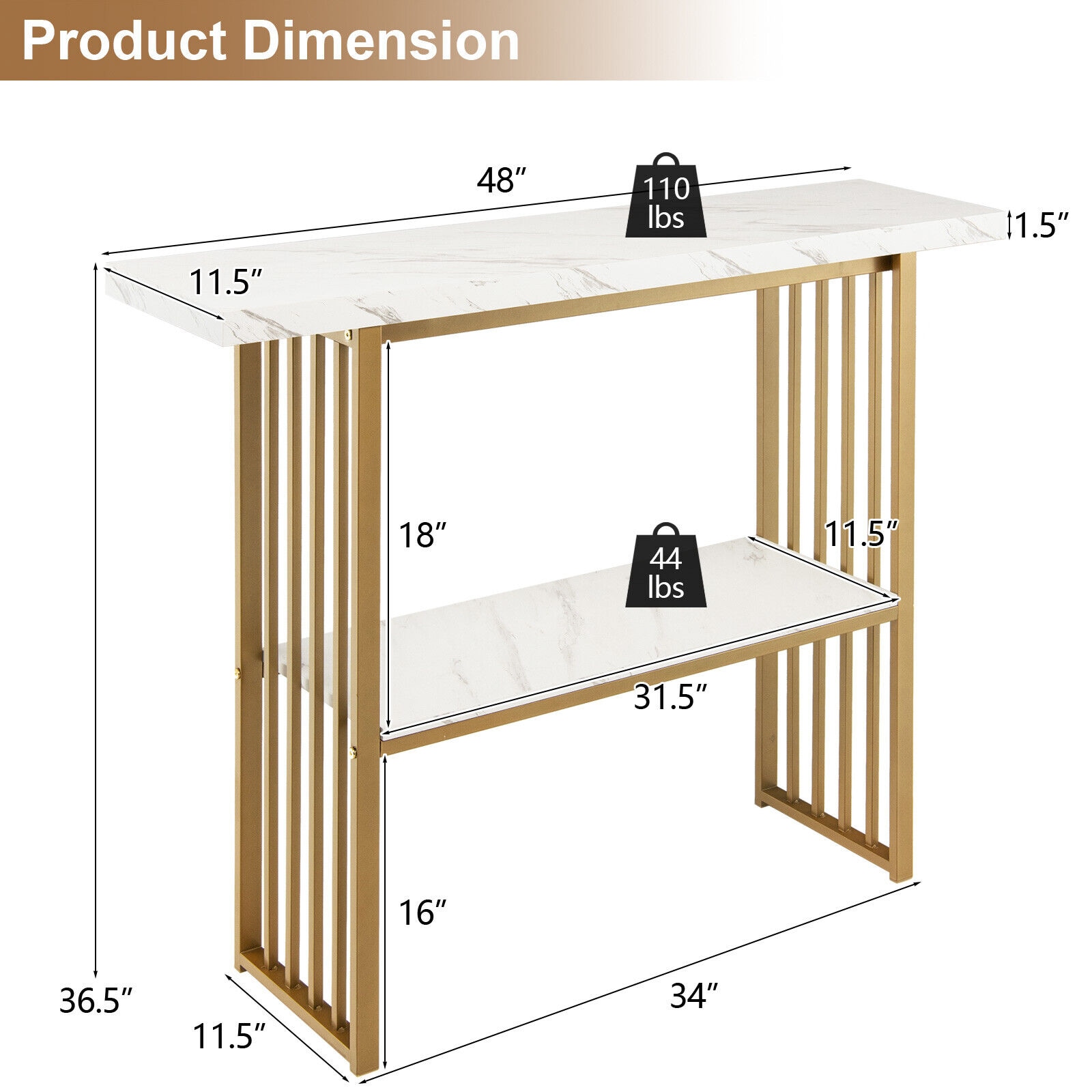 LIVIZA UTG10498WH Dining-Tables - View #6