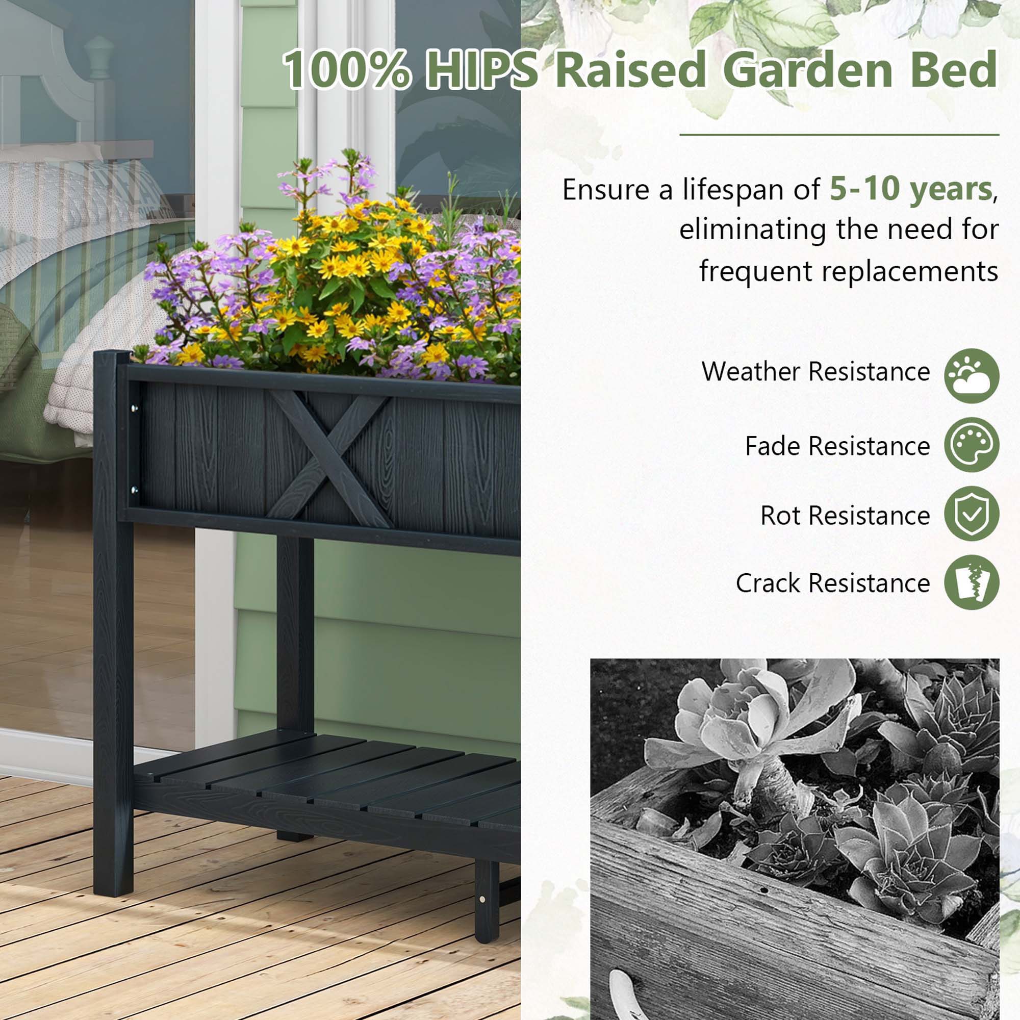 Costway HCST00991 Raised-Garden-Beds - View #3