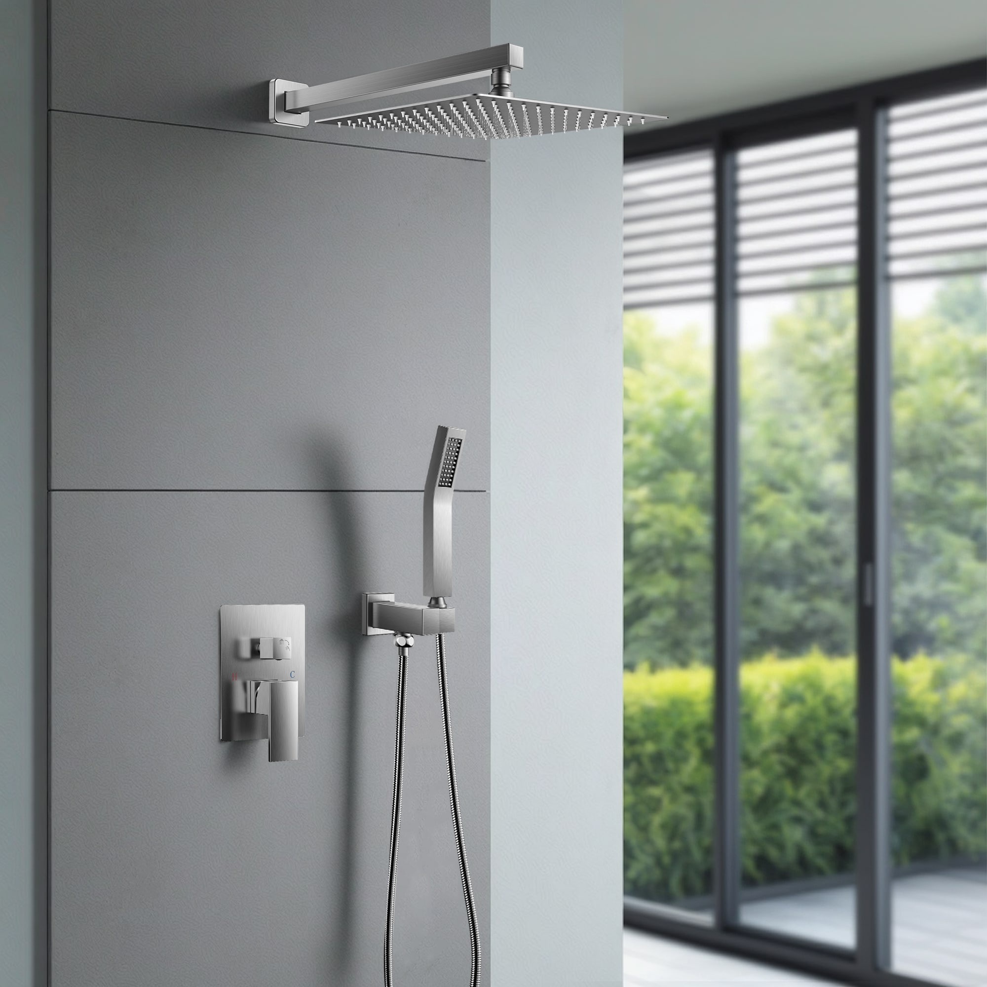 androme AD1010BN10 Showerhead-Bar-Panels - View #3