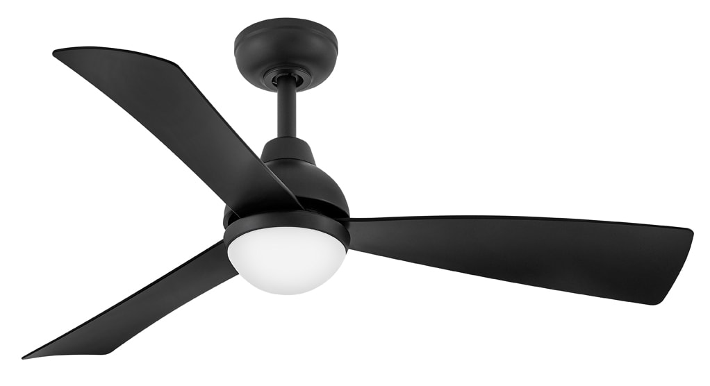 Hinkley Ventus 52-in Matte White Integrated LED Indoor Smart Propeller Ceiling Fan with Light and Remote (3-Blade) 902852FMW-LIA Sansujyuku sansujyuku.com