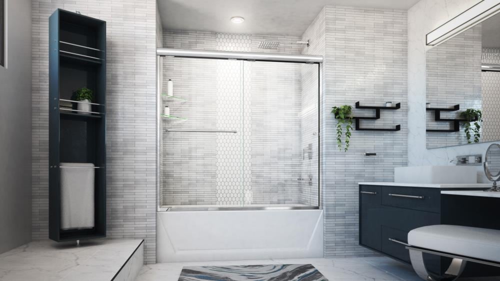 Arizona Shower Door ET36057CHCLR Bathtub-Doors - View #2