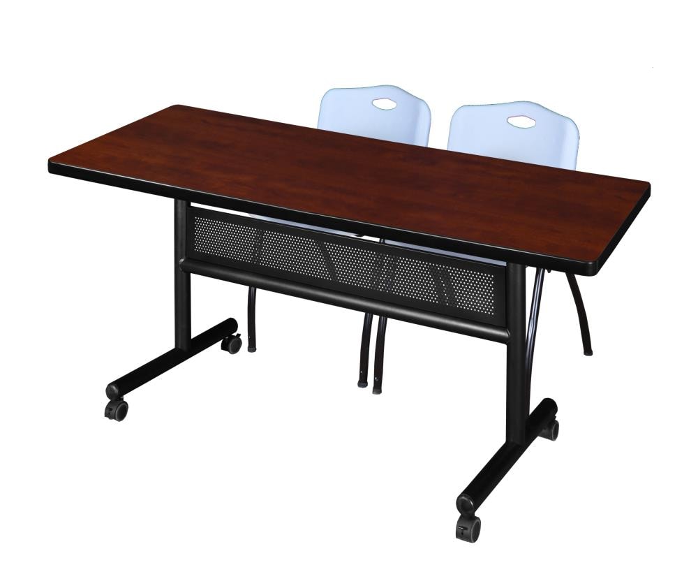 Regency MKFTM6030CH47GY Training Red 4-Person Training Table (60-in W x 29-in H)