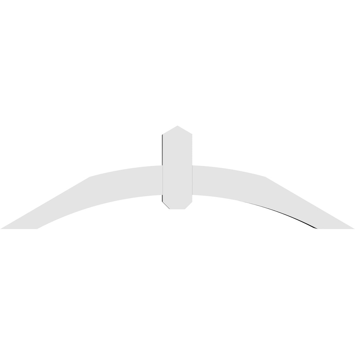 Ekena Millwork GBP048X14X0404ARC00 Exterior-Brackets-Braces - View #4