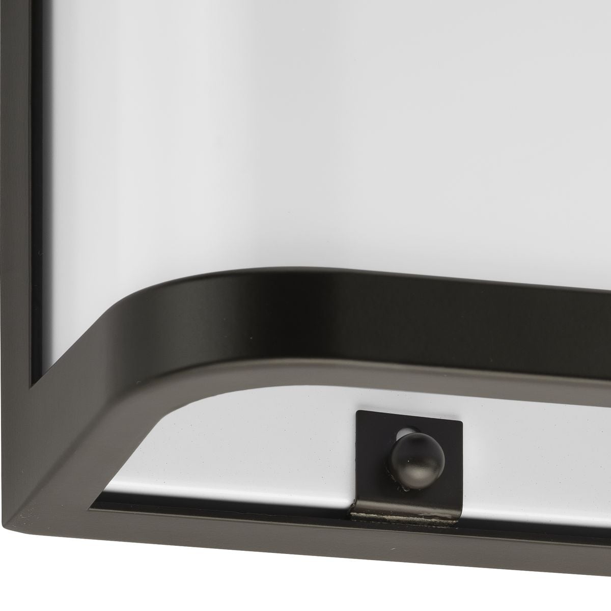 Architectural Bronze LED Outdoor Wall Lantern with Acrylic Shade