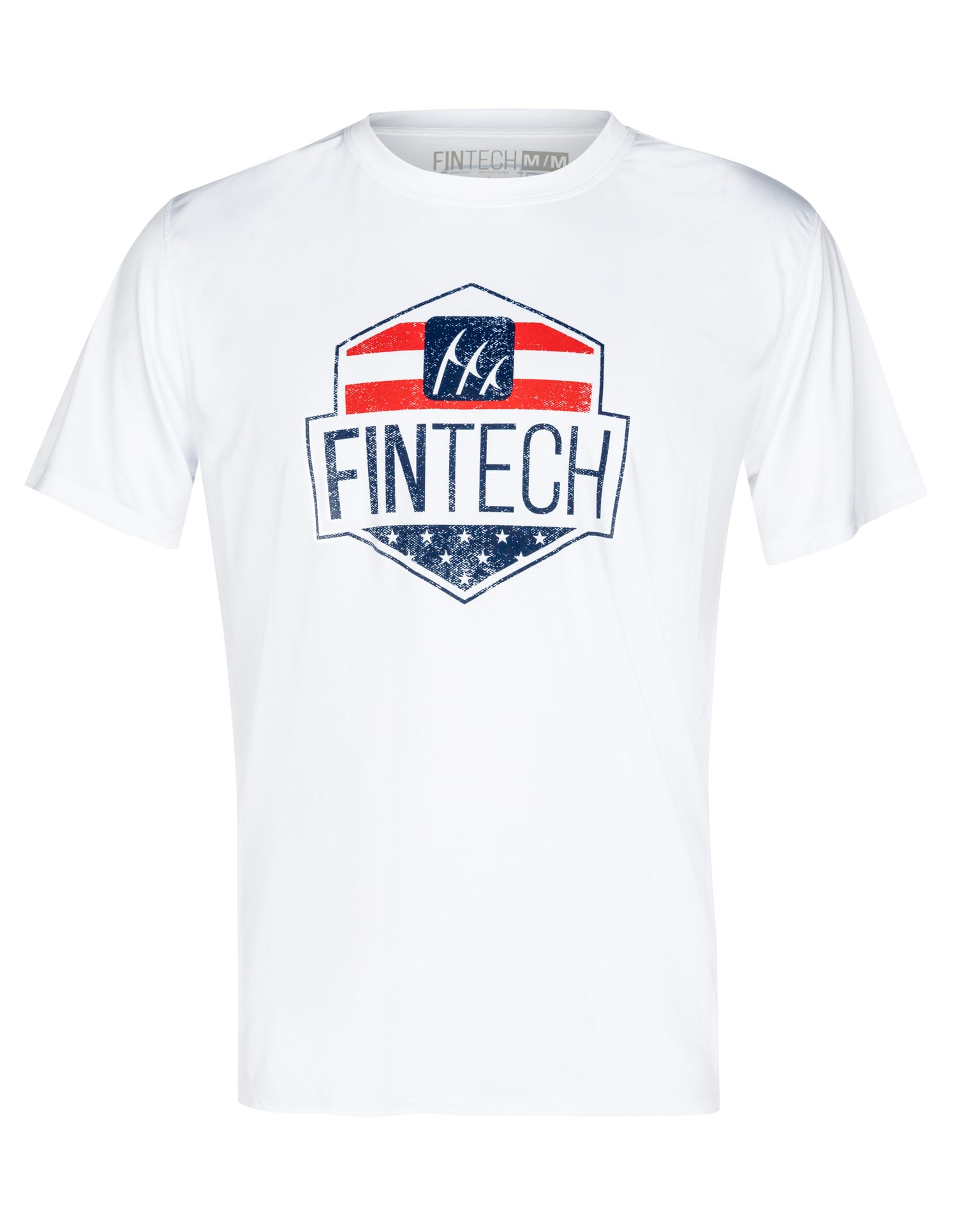 FINTECH Men's Short Sleeve Graphic T-shirt (Large) in the Tops & Shirts  department at