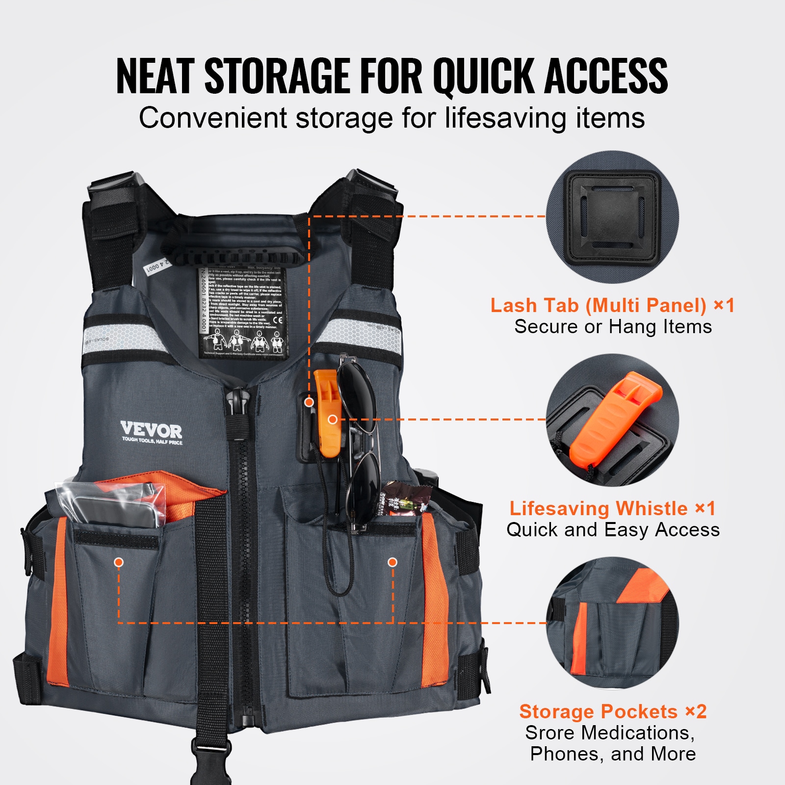 VEVOR SSYDJSYFPFTEZ47SSV0 Life-Vests - View #9