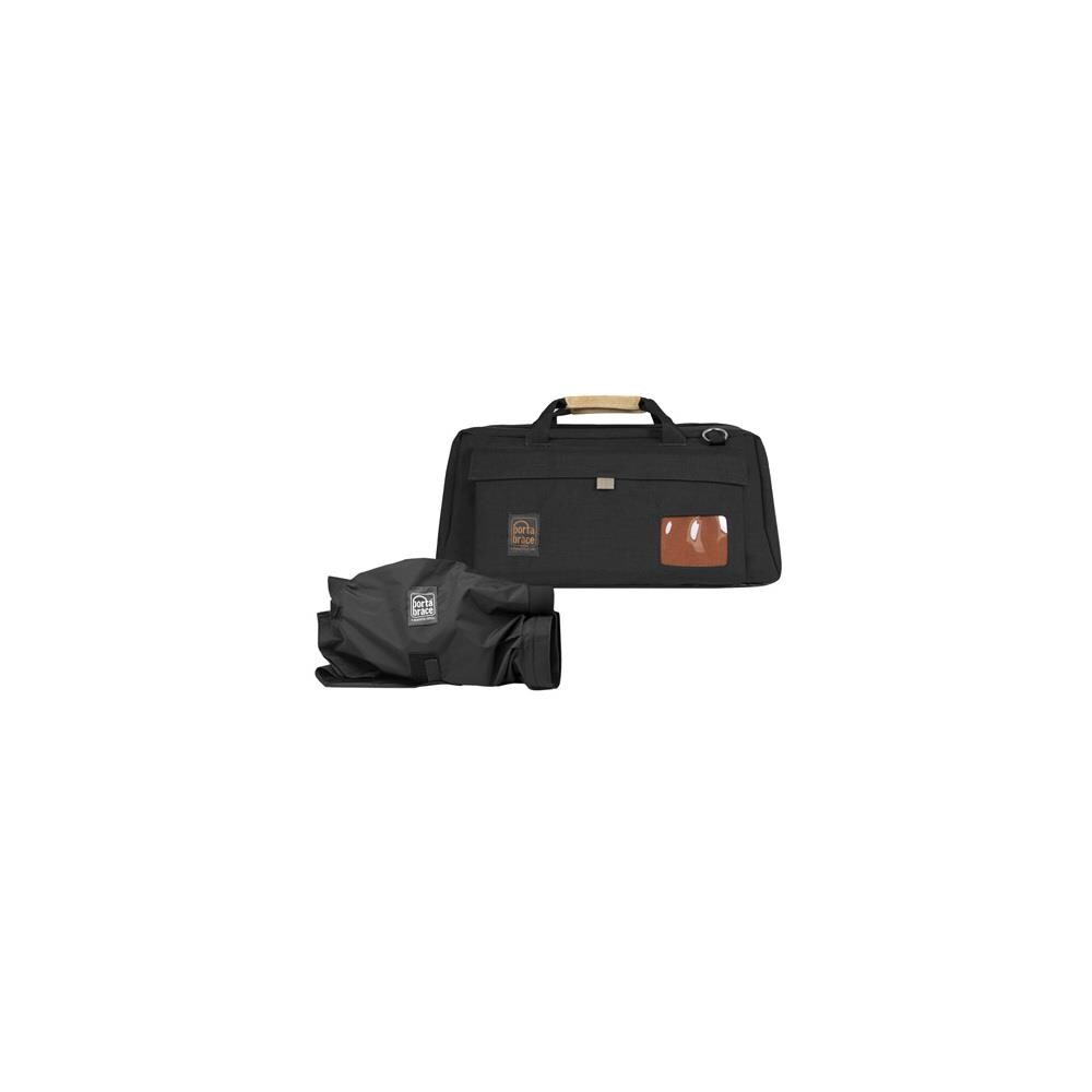 TecNec TCNCD333852 PortaBrace PBR-CS-DV4RQS-M3 Camera Case Soft with Quick-Slick Rain Protection, Black- Extra Large