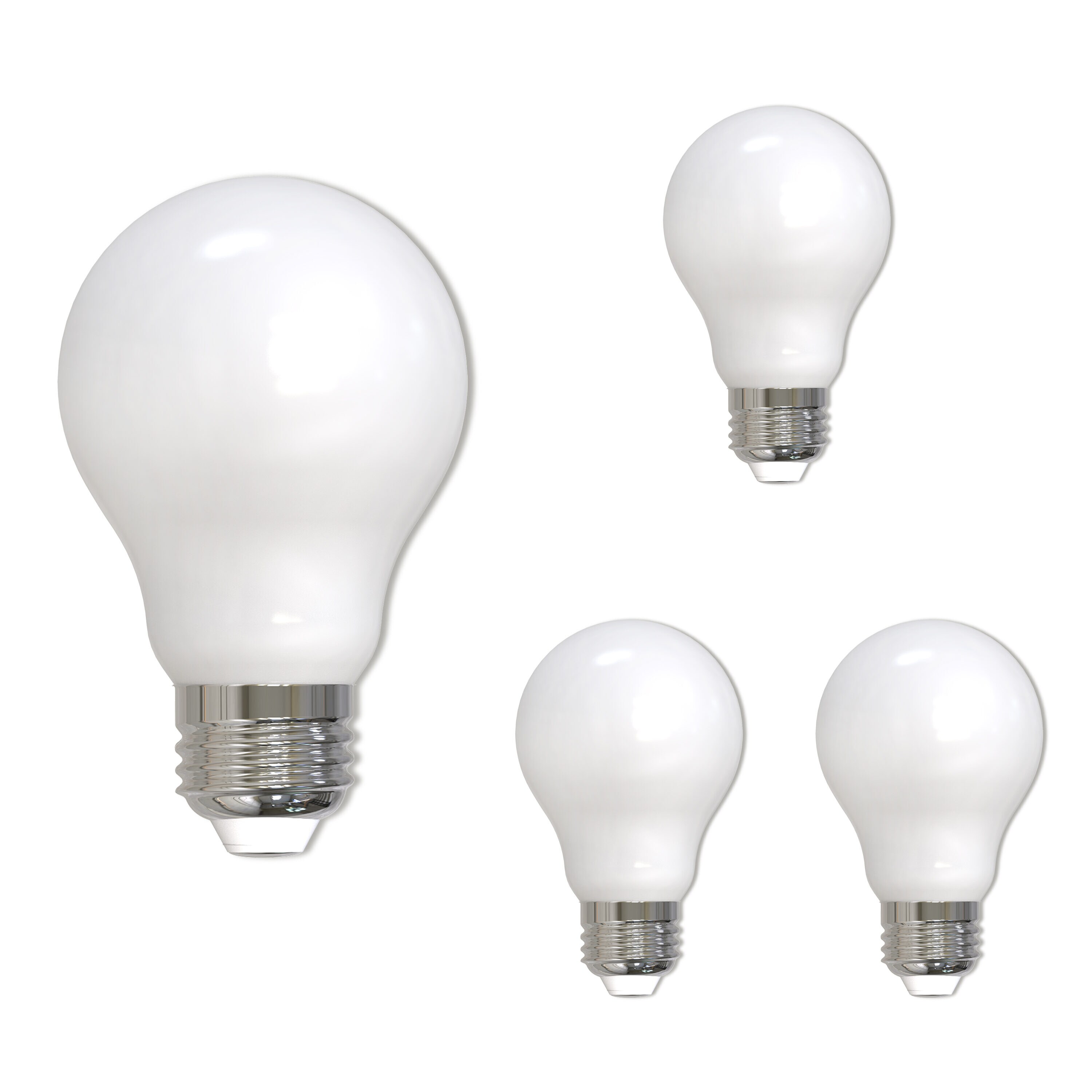 Bulbrite 862832 100 -Watt EQ A19 Soft white Medium base (E-26) Dimmable LED Decorative Light Bulb 4 -Pack