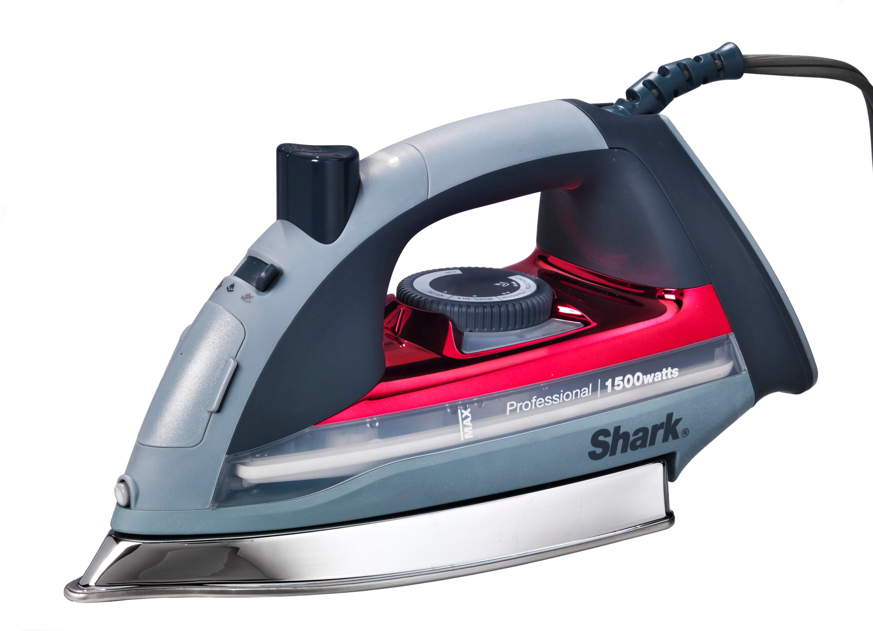 Shark White/Purple Auto-steam Iron Automatic Shut-off (1500-Watt