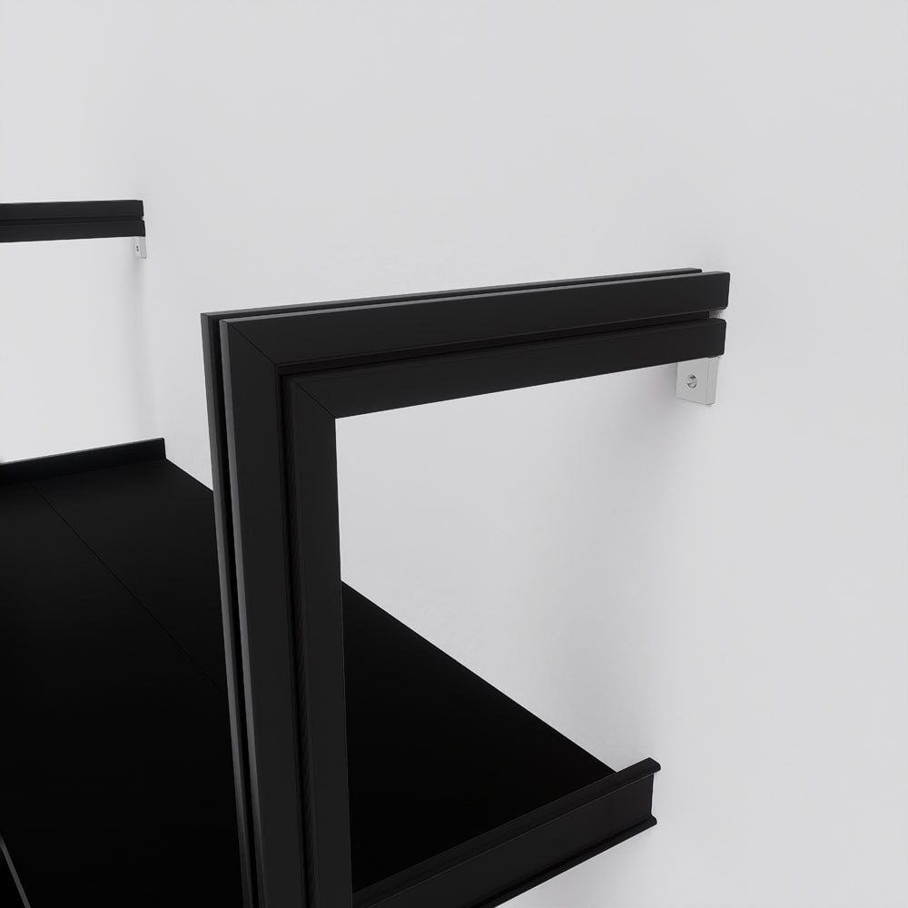 Modern Shelving ALUMPAL-1231-BB Wall-Mounted-Shelving - View #8