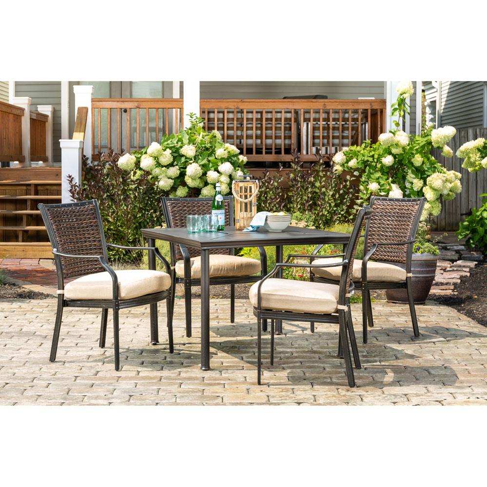 Hanover MERCDN5PCSQ-TAN Patio-Dining-Sets - View #8