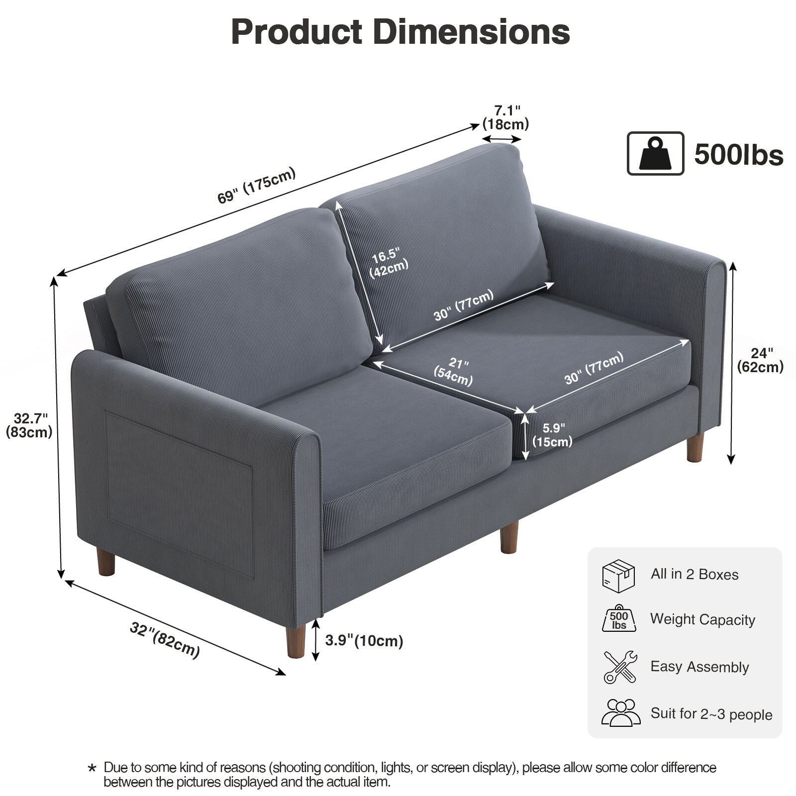 Delarpo H0163 Sofas-Loveseats - View #5