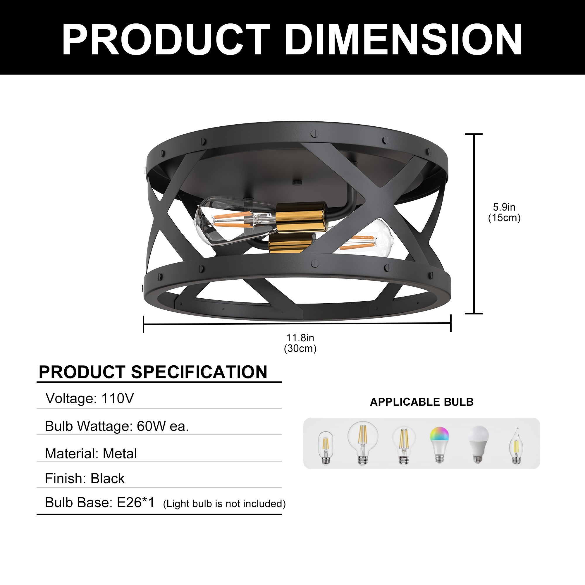 DORESshop LSC-CL019GD flushmounts - View #4