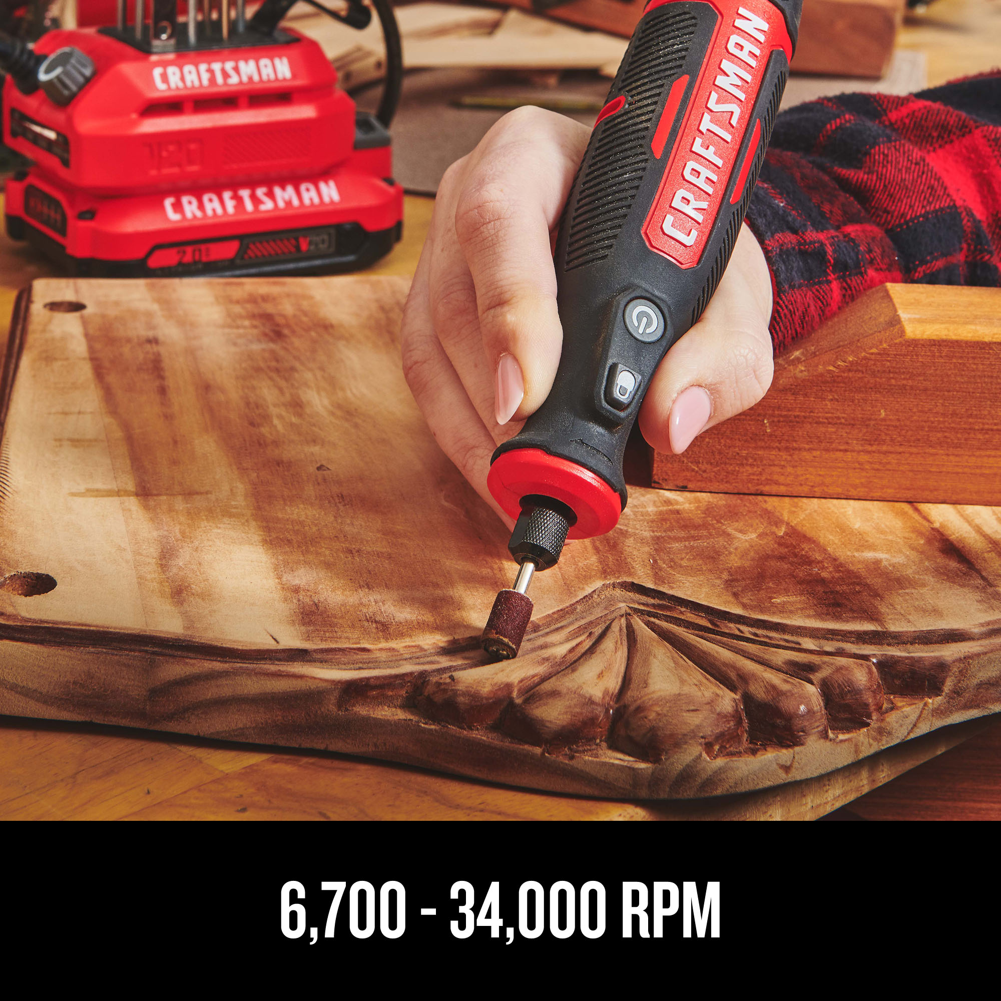 CRAFTSMAN Cordless 20-volt Max Multipurpose Rotary Tool in the Rotary department at Lowes.com