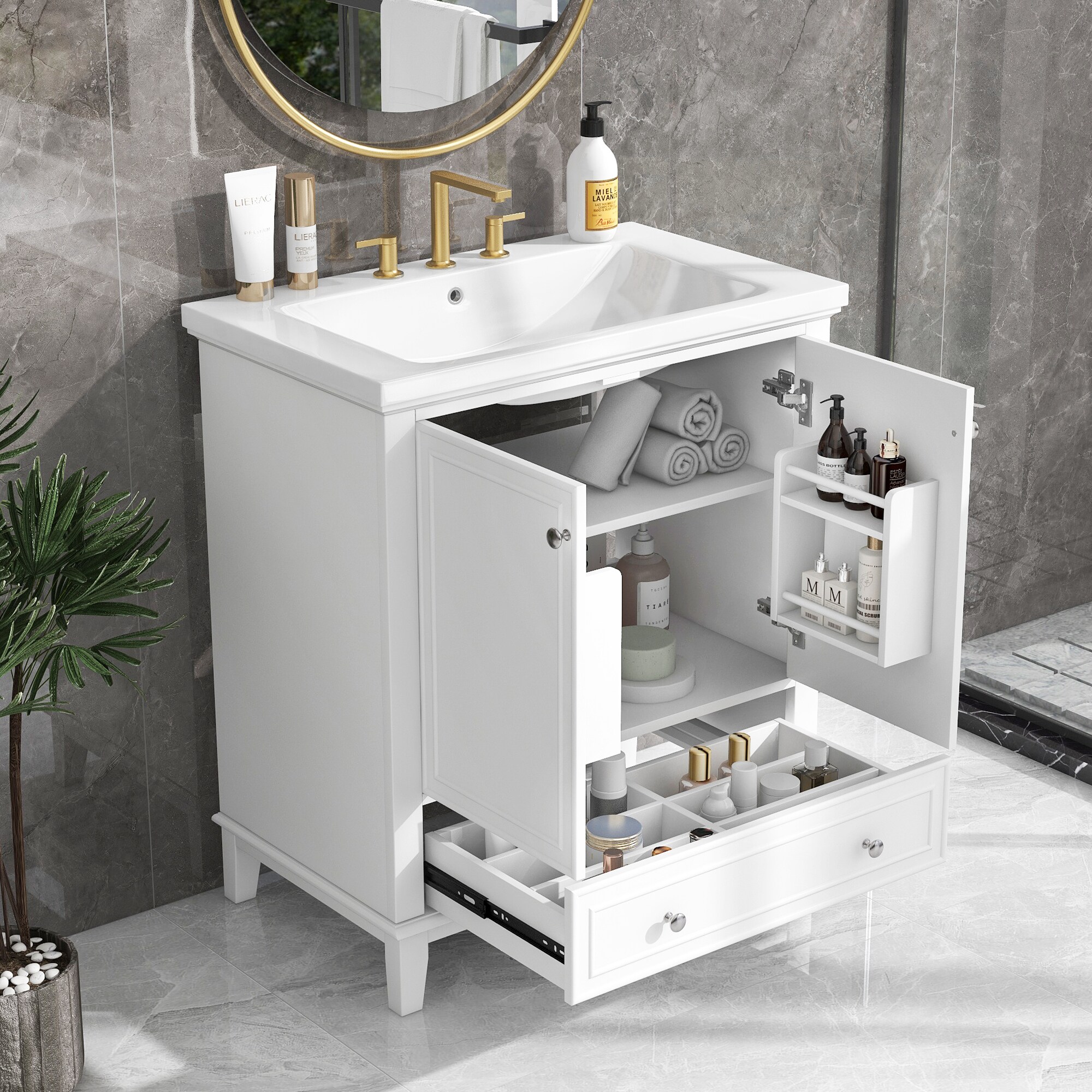 WELLFOR NIE-N7VT05W Bath-Vanity-Combo - View #2