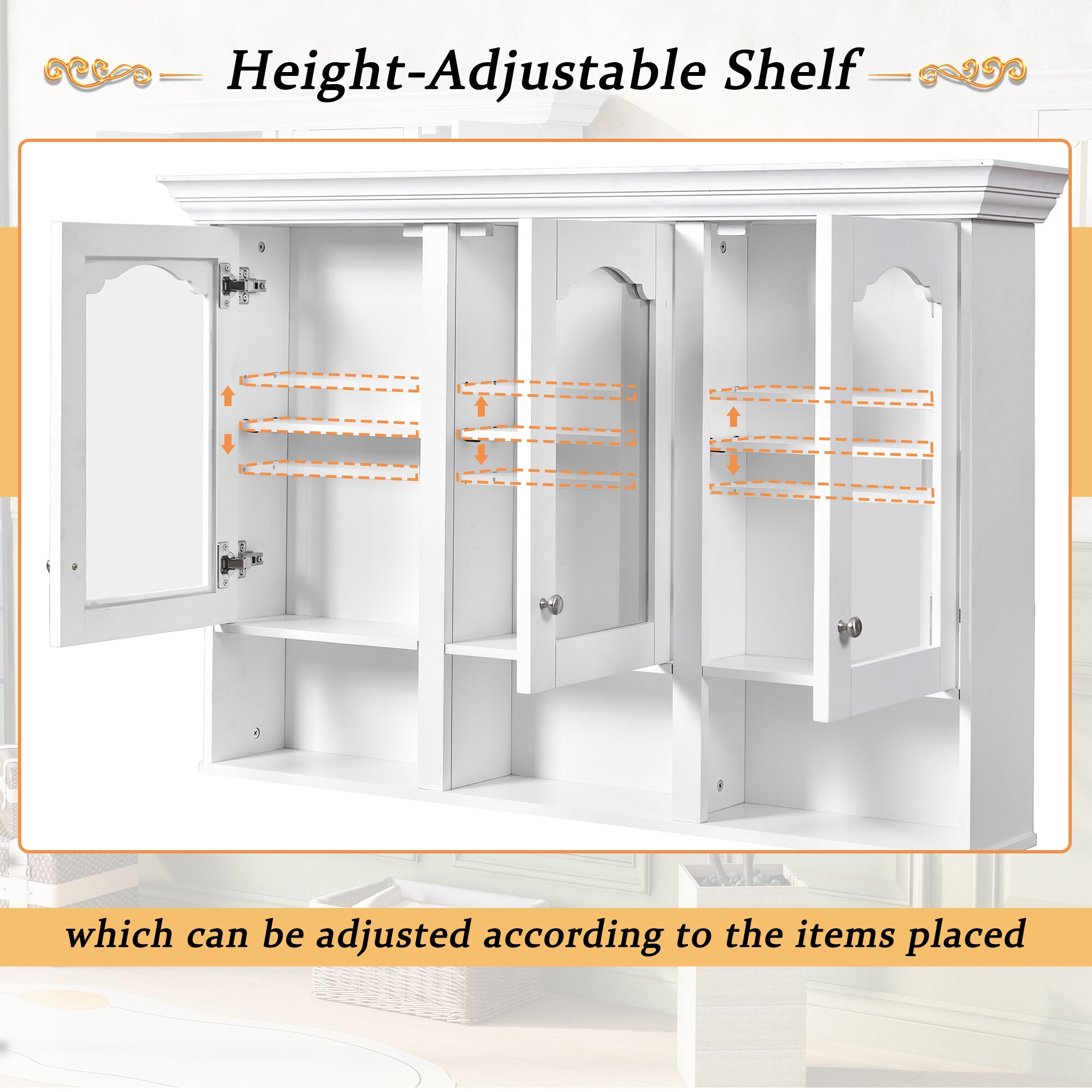 Forclover CM-N710P264268K Bathroom-Medicine-Cabinets - View #10