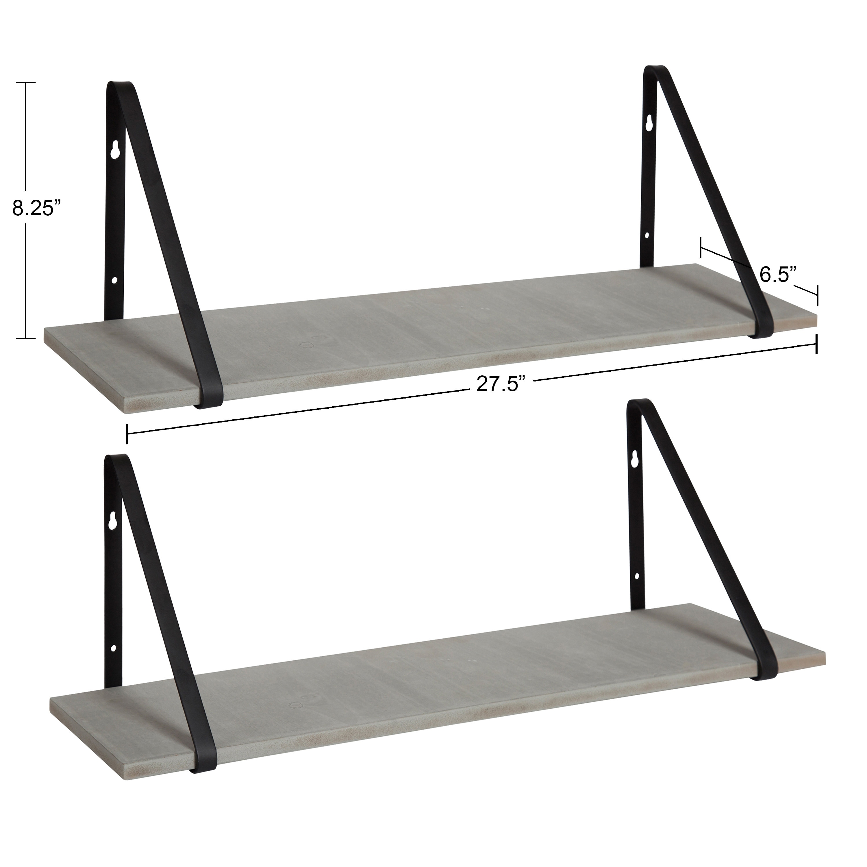 Kate and Laurel 214085 Wall-Mounted-Shelving - View #4
