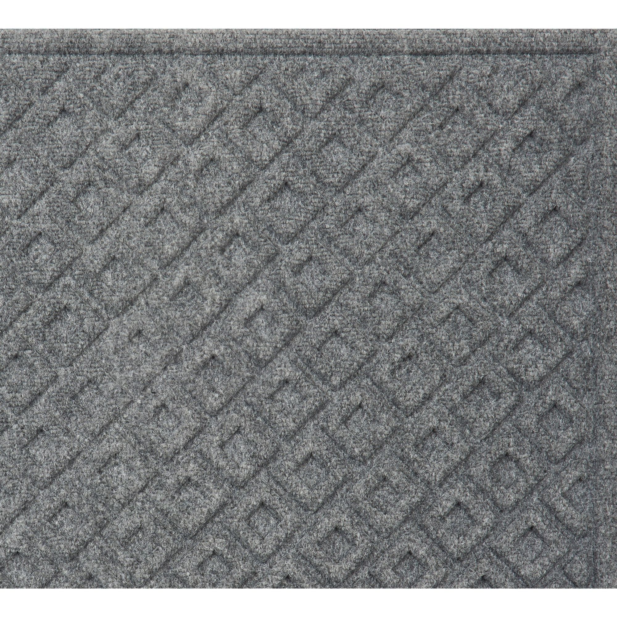 Matter Surfaces 2-ft x 3-ft Graphite Rectangular Indoor or Outdoor Door Mat  in the Mats department at