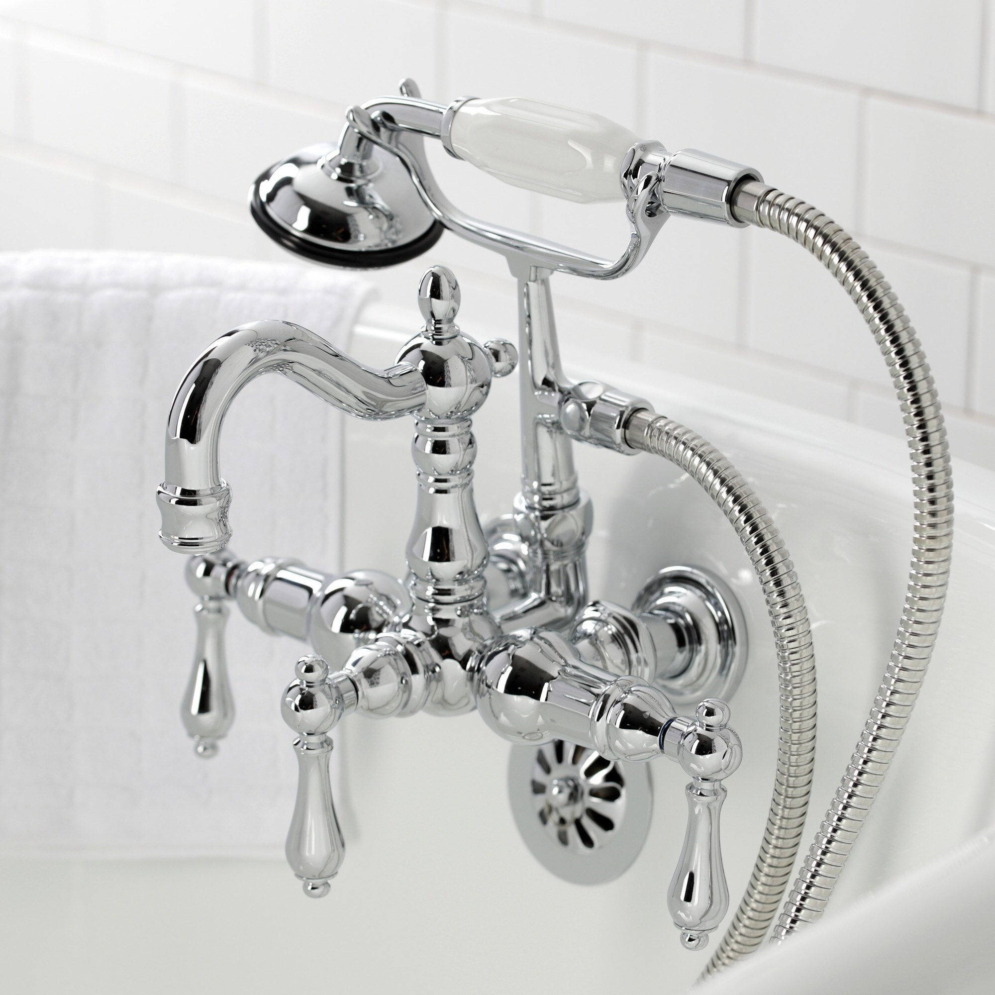 Kingston Brass WLCA1008T1 Roman-Tub-Faucets - View #4