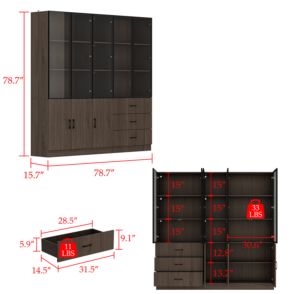 Homsee C-KF020461+462 Dining-Kitchen-Storarge - View #16