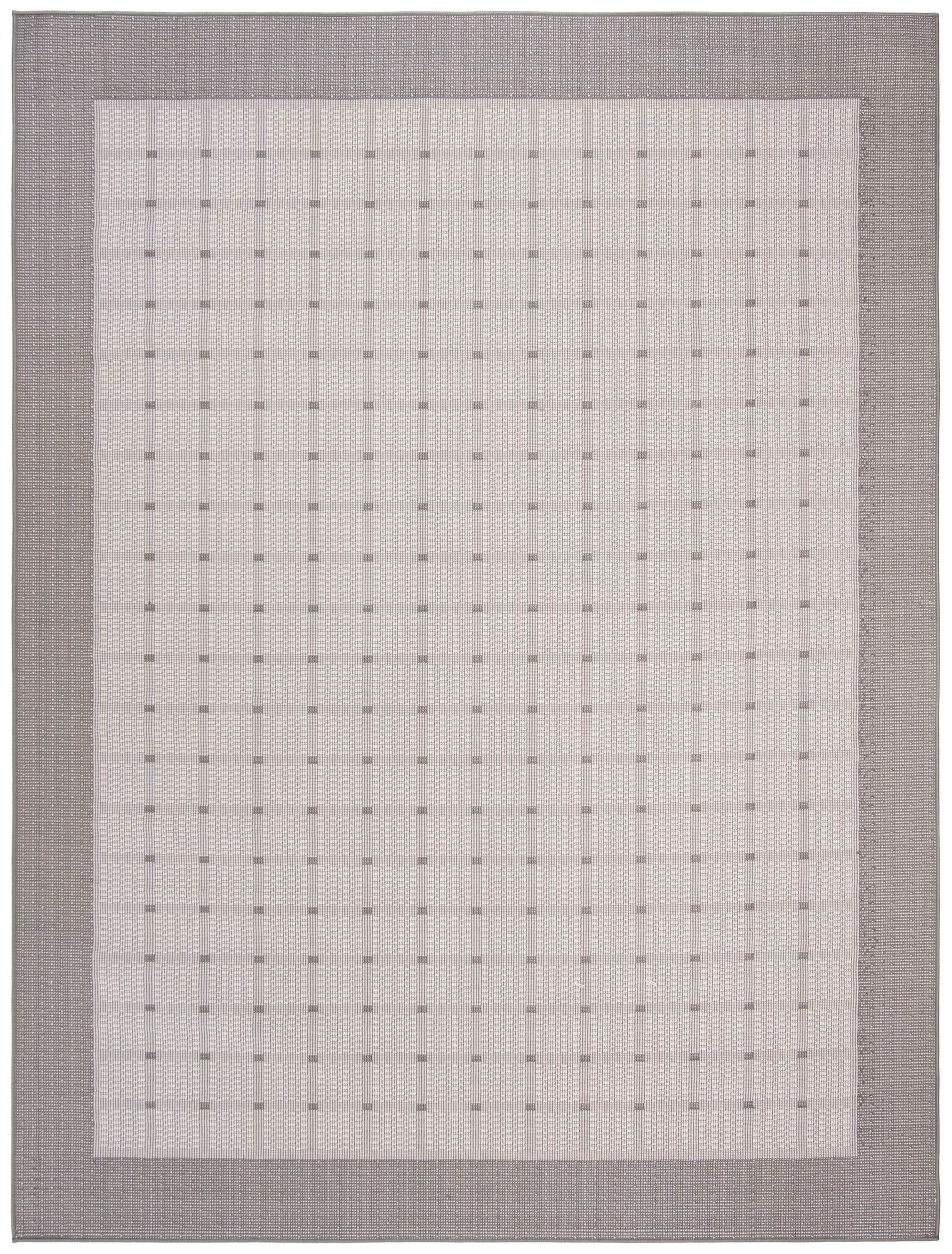 Safavieh BMU801F-8 Bermuda Stovel 8 x 10 (ft) Loomed Polypropylene Gray/Ivory Rectangular Indoor/Outdoor Coastal Area rug