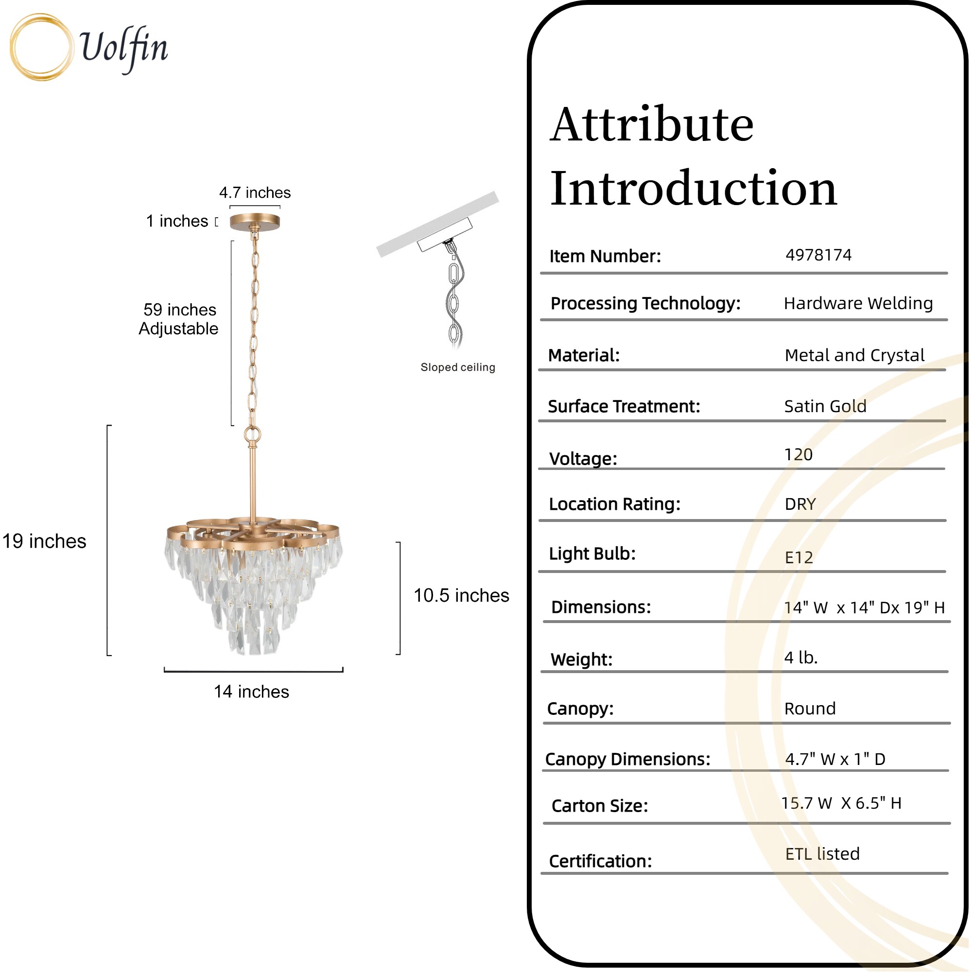 Uolfin Q6ZMEV-LWS23781-X7 b090015 - View #5