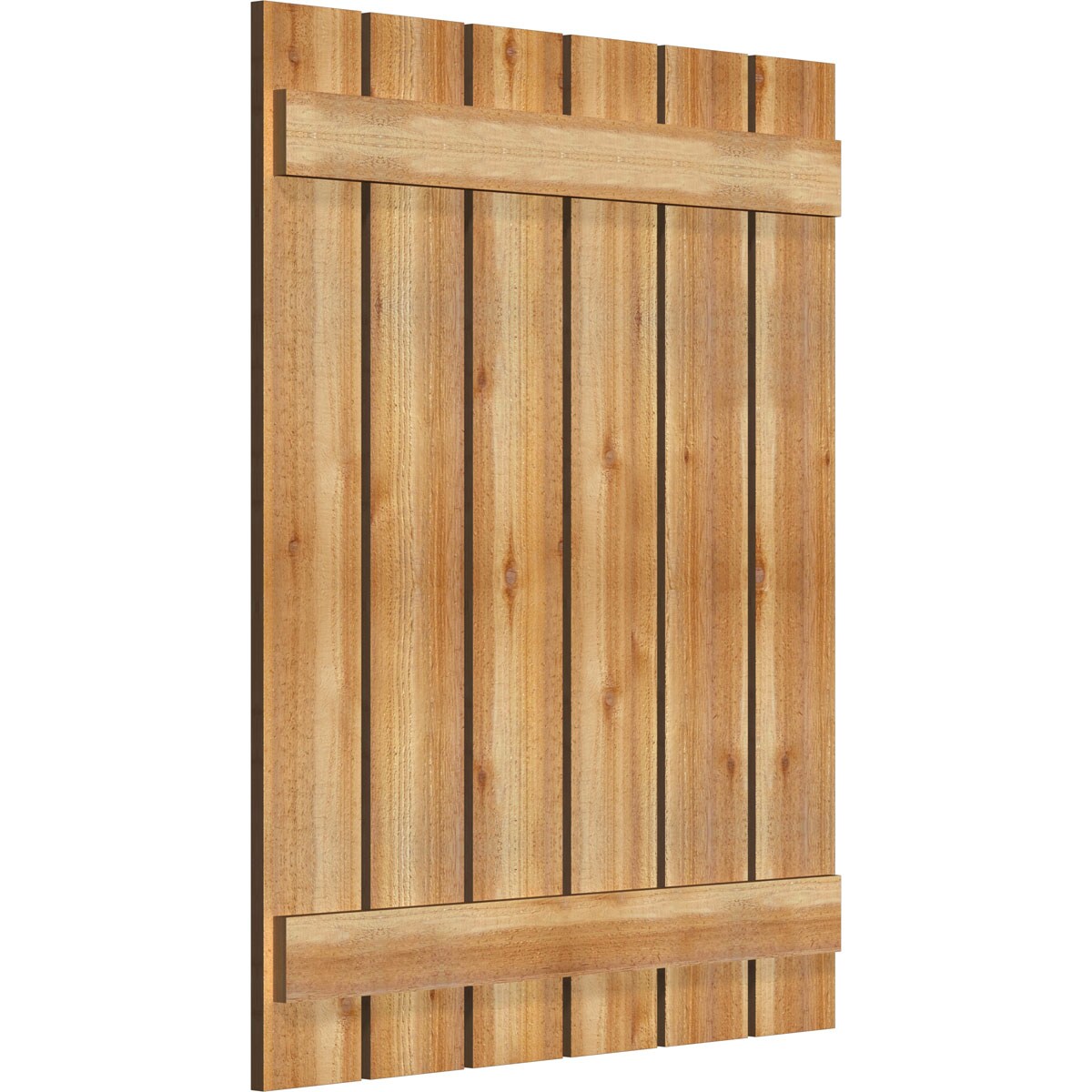 Ekena Millwork RBS06S35X043RWR Exterior-Shutters - View #2