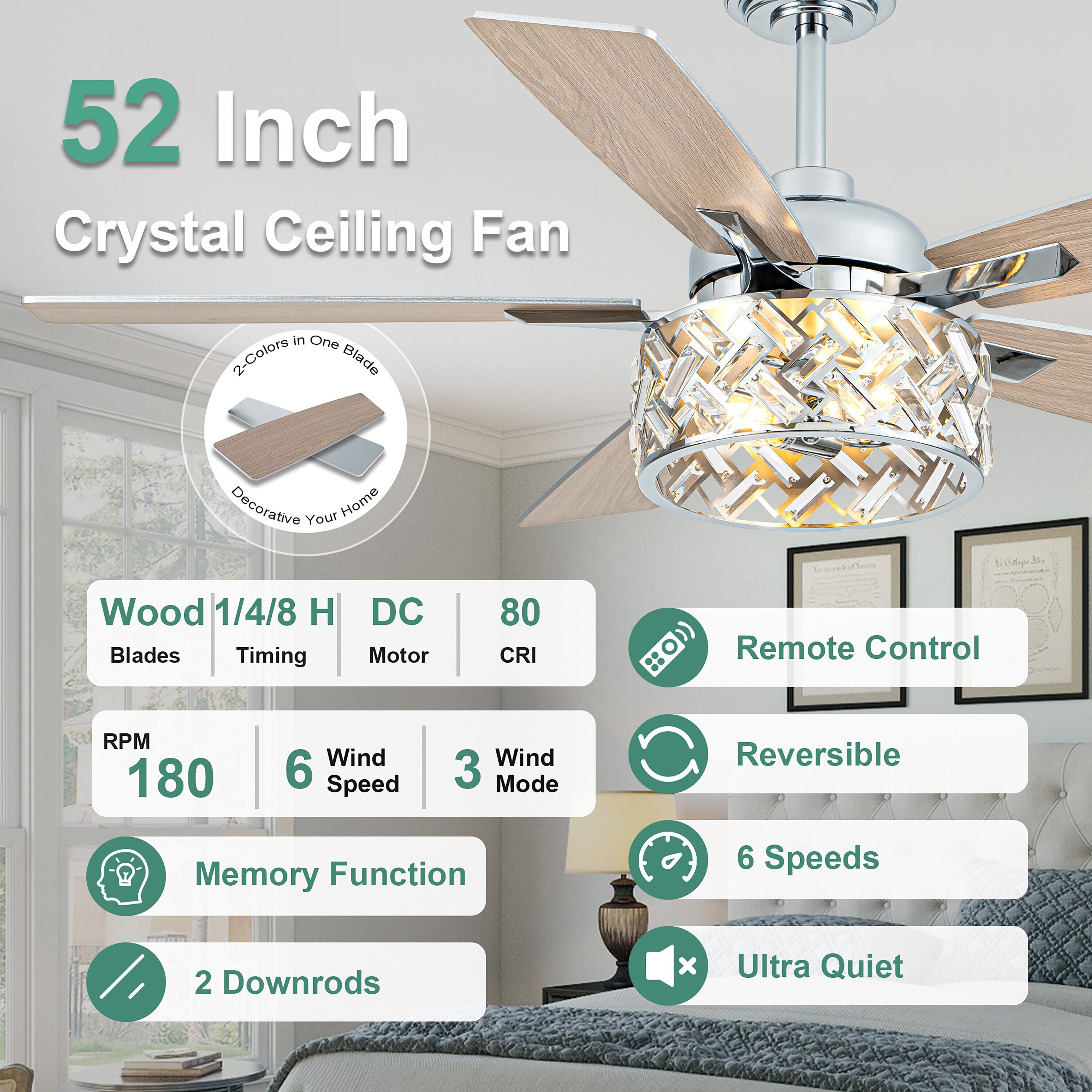 Cusp Barn CS52P28MD Ceiling-Fans - View #2