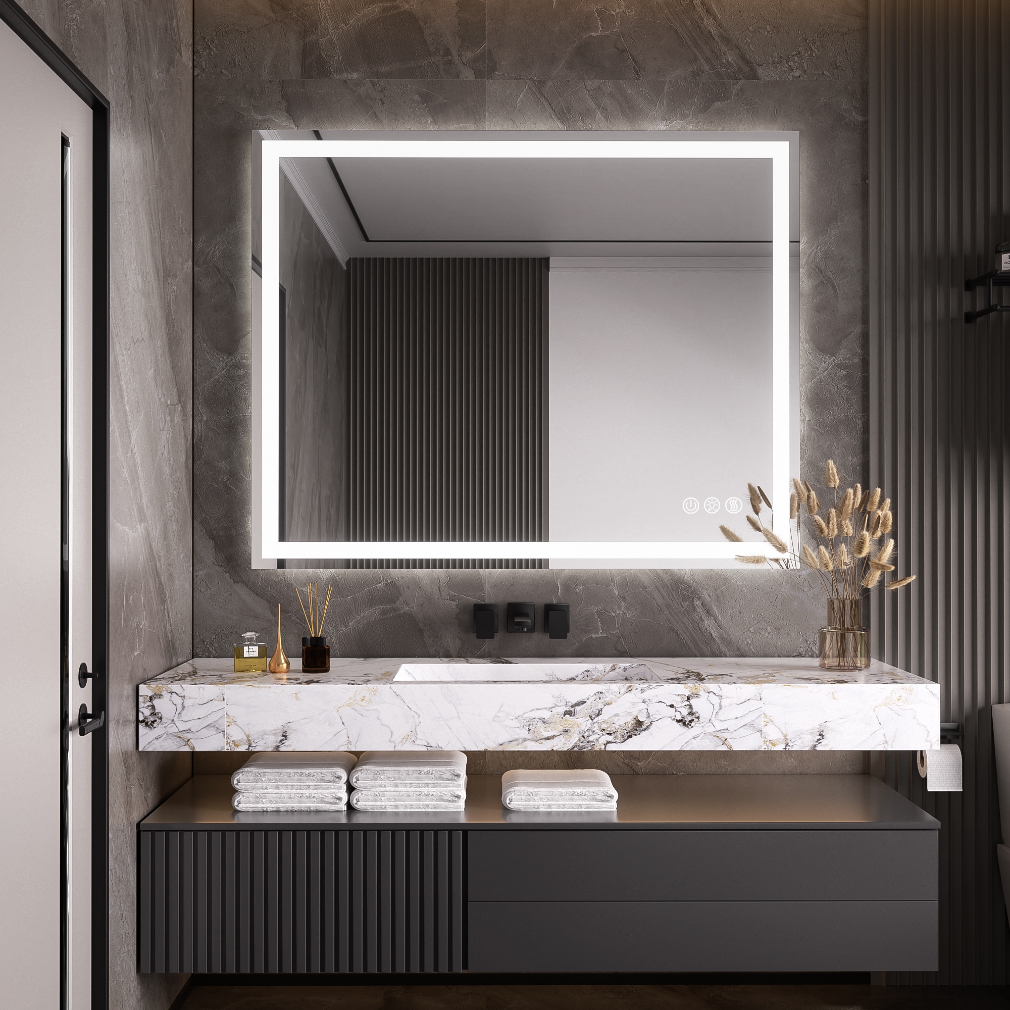 LOVMOR SF-R-GHFA4032 Framed-Bath-Mirrors - View #3