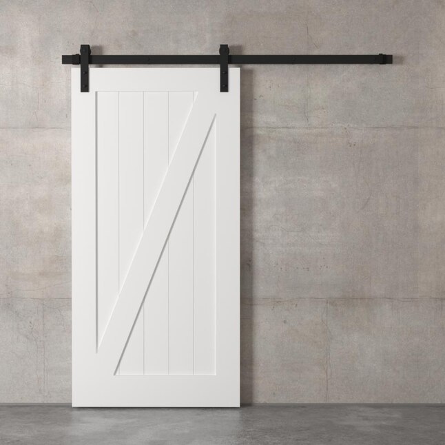 Urban Woodcraft Z Panel Door 40-in x 83-in Gray Prefinished Pine MDF Single Barn Door (Hardware Included) Urban Woodcraft Z Panel Door 40-in x 83-in Gray Prefinished Pine MDF Single Barn Door (Hardware Included)