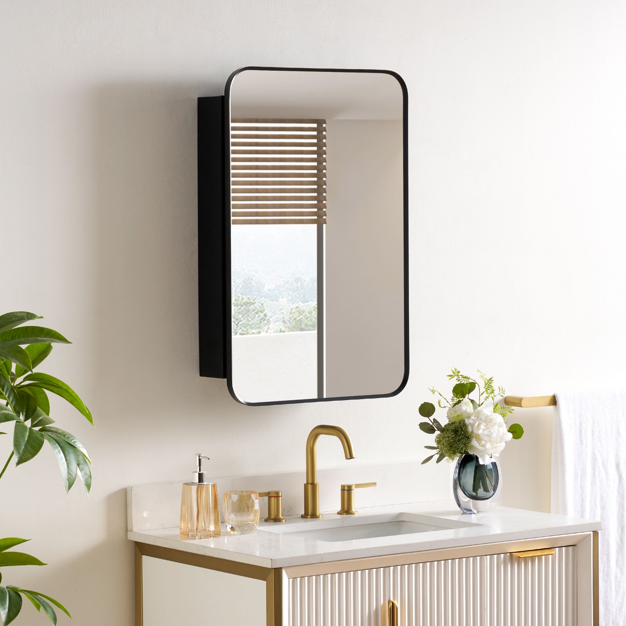 WELLFOR LEA2030MB-LR Bathroom-Medicine-Cabinets - View #2
