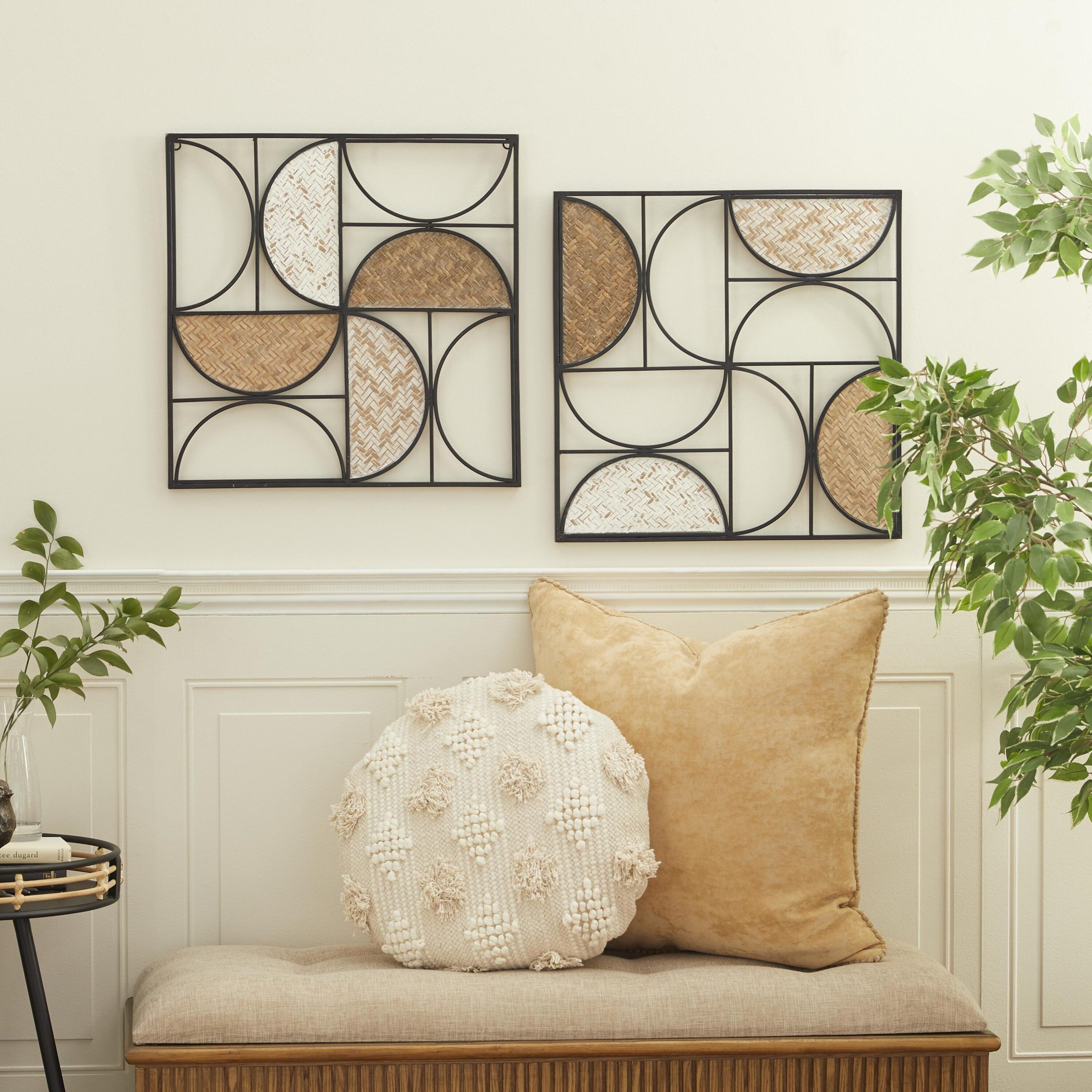 Grayson Lane 35893 20-Inches W x 39-Inches H Metal Geometric Abstract Wall sculpture