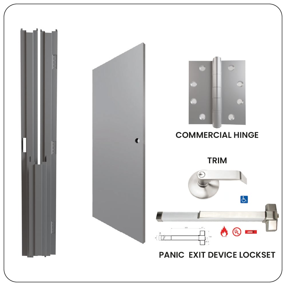 Fortis Doors KIT18GHKDST4084PDRH Entry-Doors - View #5