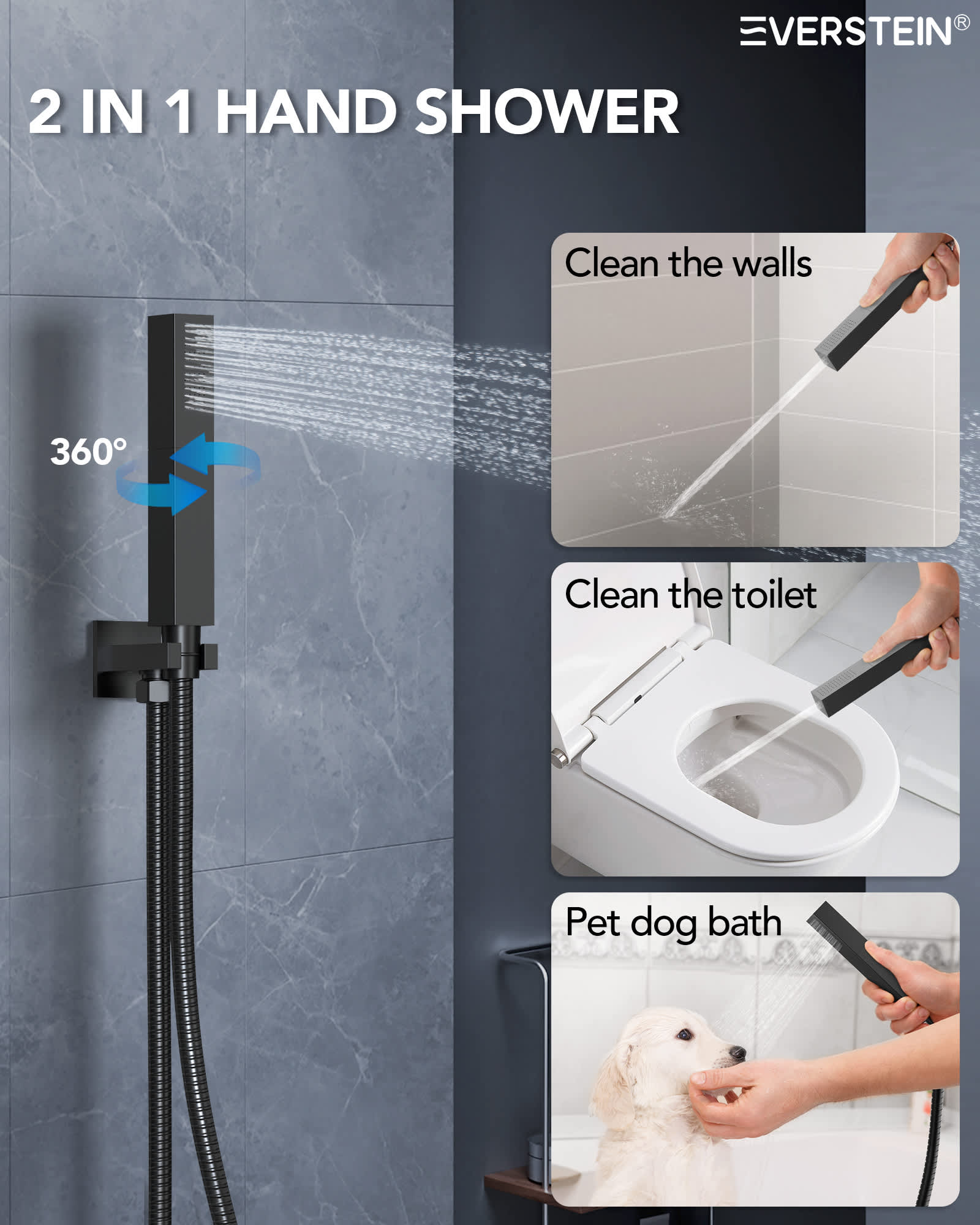 EVERSTEIN SFS-1028-BK20 Tub-Shower-Faucets - View #5
