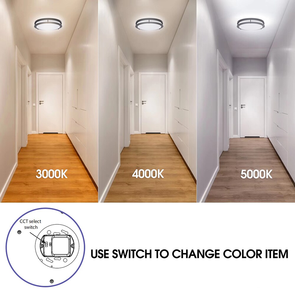 Energetic Lighting FMB01R17E93050-TF-BK flushmounts - View #3