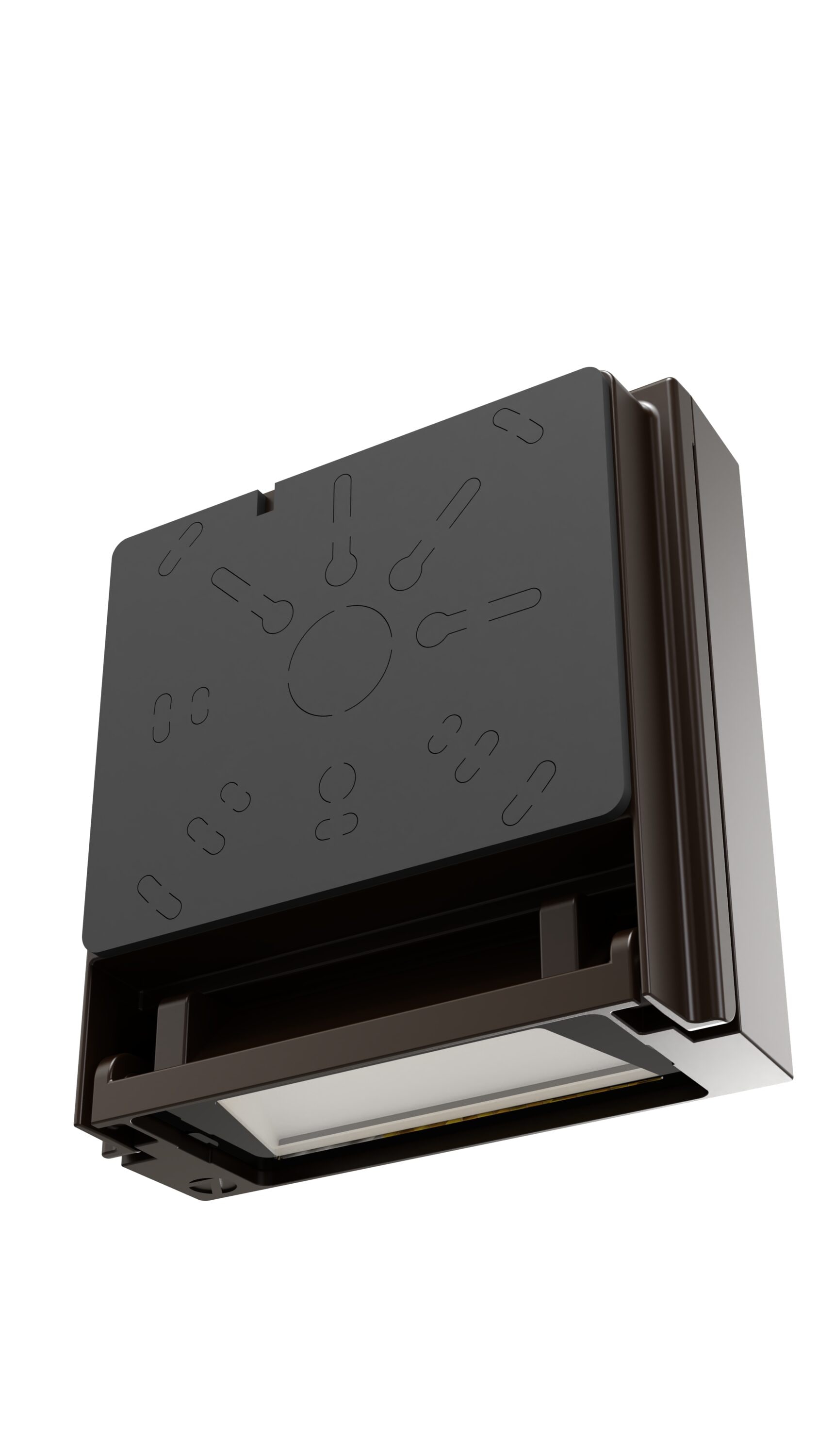 Eclipse Bronze 5.75" Adjustable LED Wall Pack Light with Switchable White