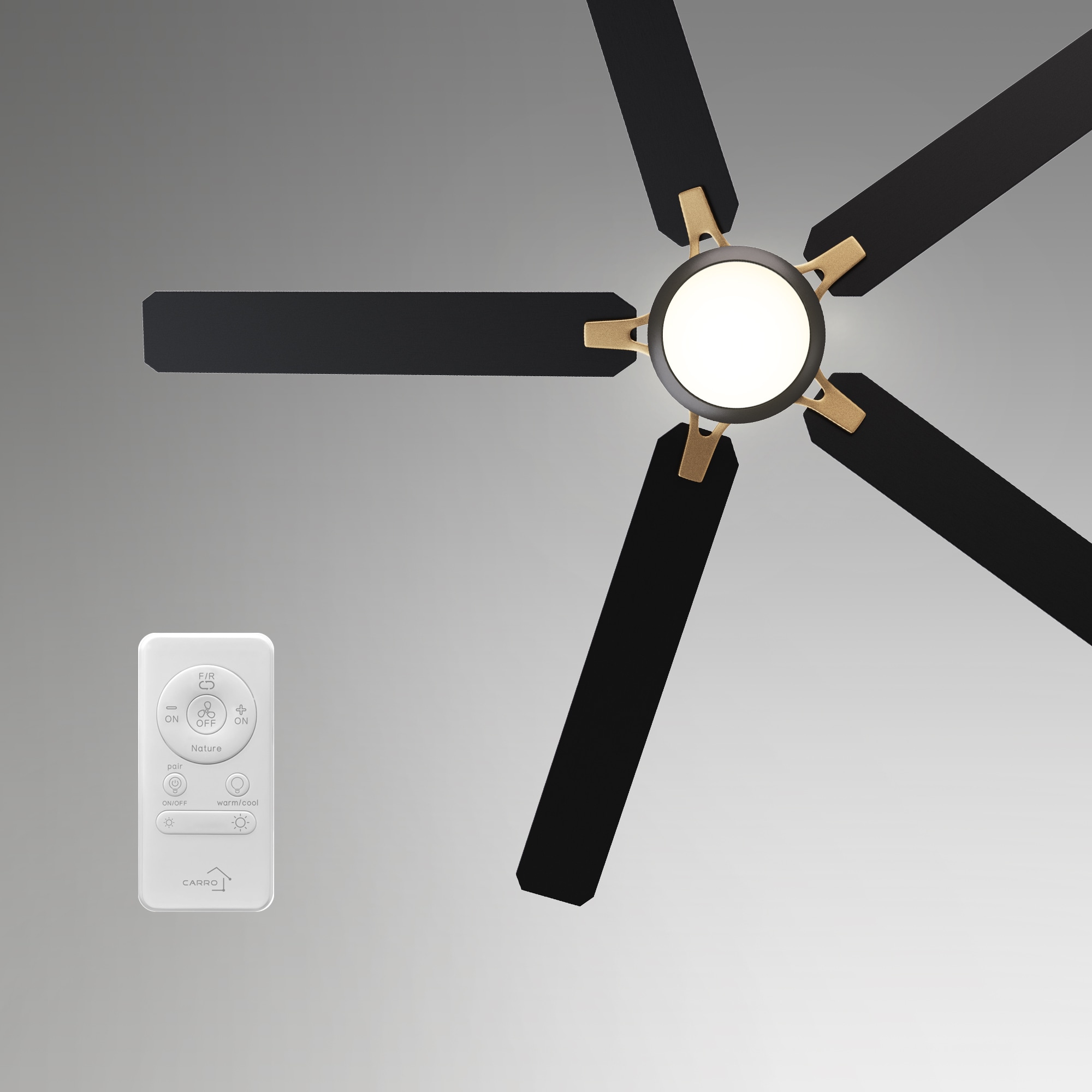 CARRO USA LYDC605J-L11-B2-G-FM Ceiling-Fans - View #2