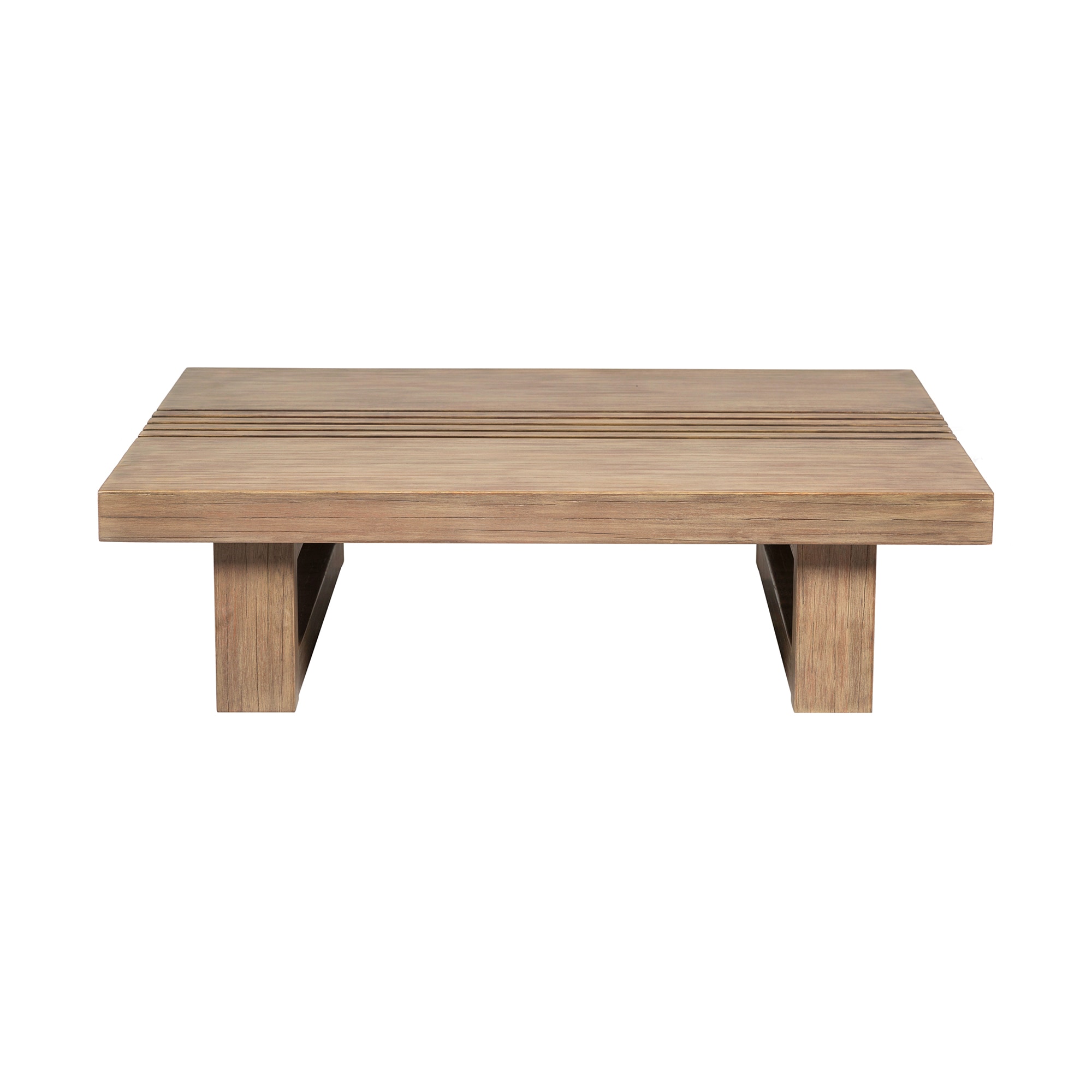 Armen Living LCVICOEUC Vivid Rectangle Outdoor Coffee Table 28.5-in W x 32.5-in L