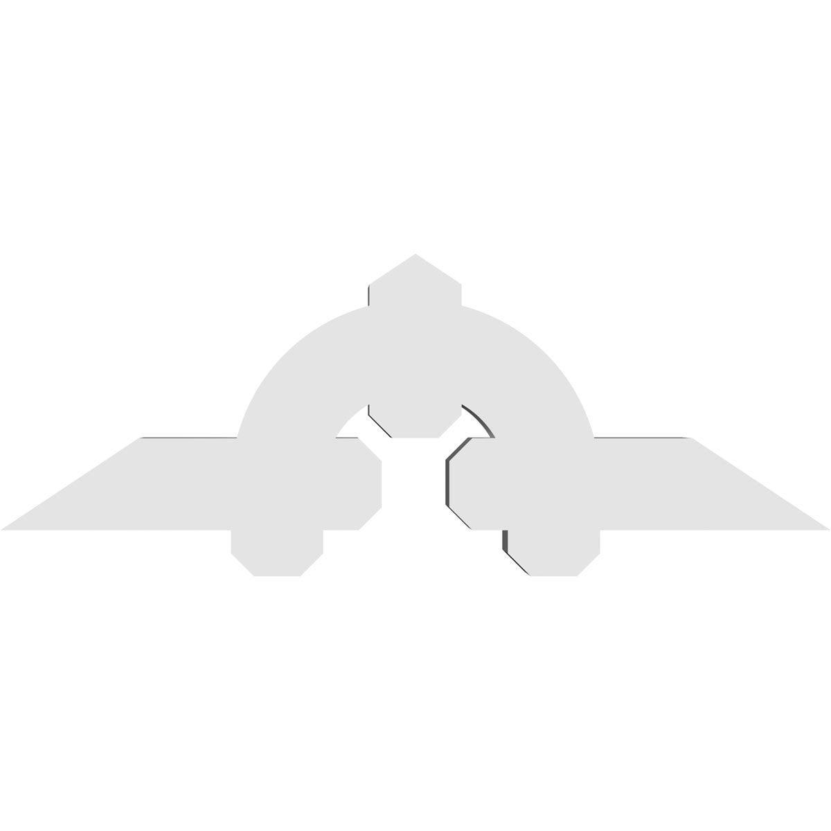 Ekena Millwork GBP036X12X0404ERI00 Exterior-Brackets-Braces - View #4