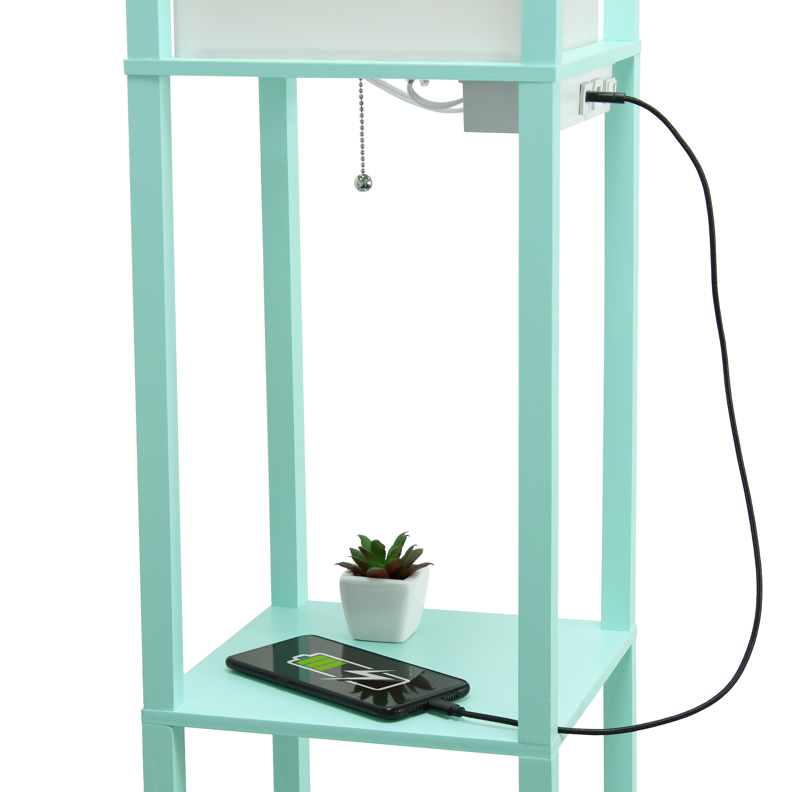 Simple Designs LF1037-AQU-LB floorlamps - View #7