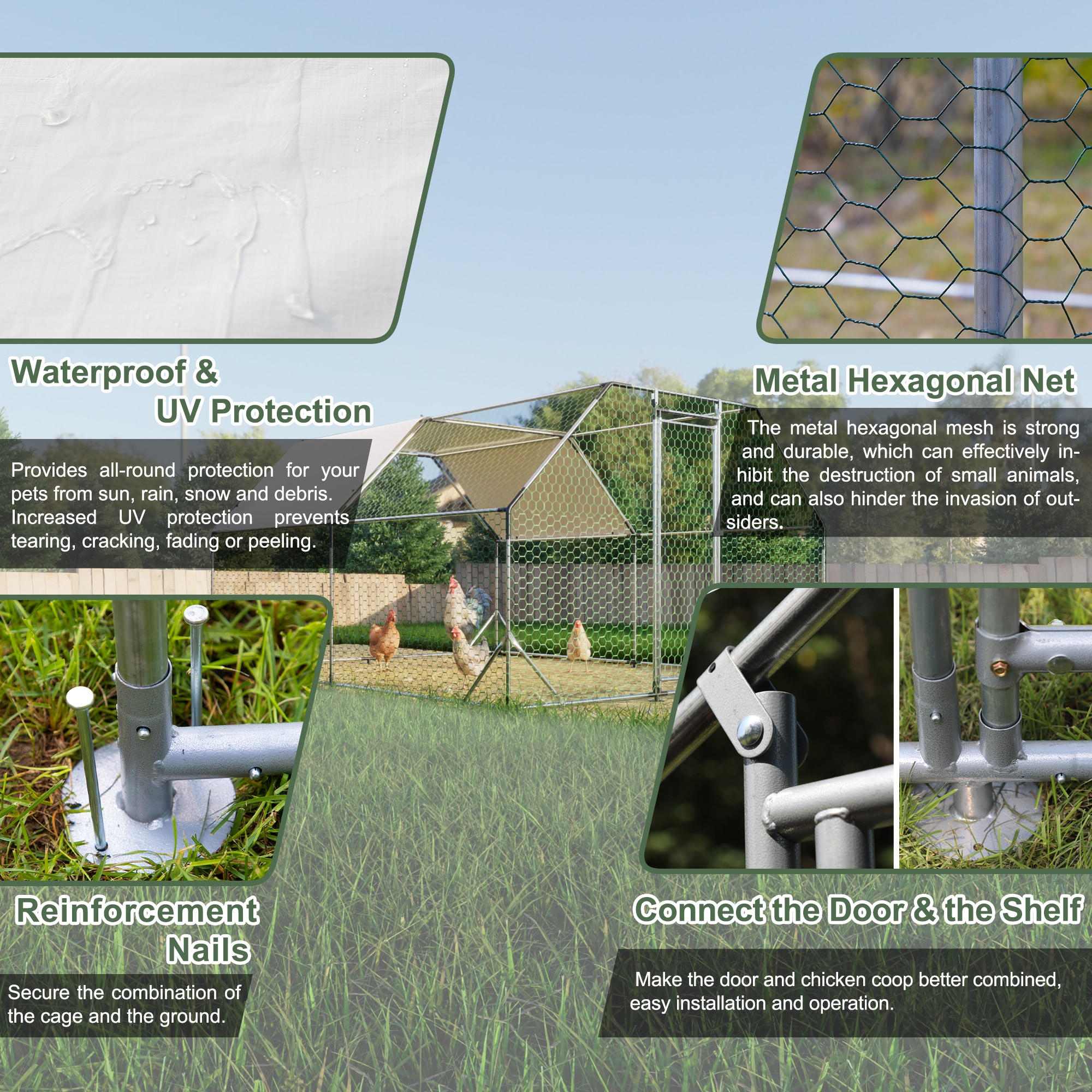 GDFStudio 329400 Chicken-Coops-Rabbit-Hutches - View #4