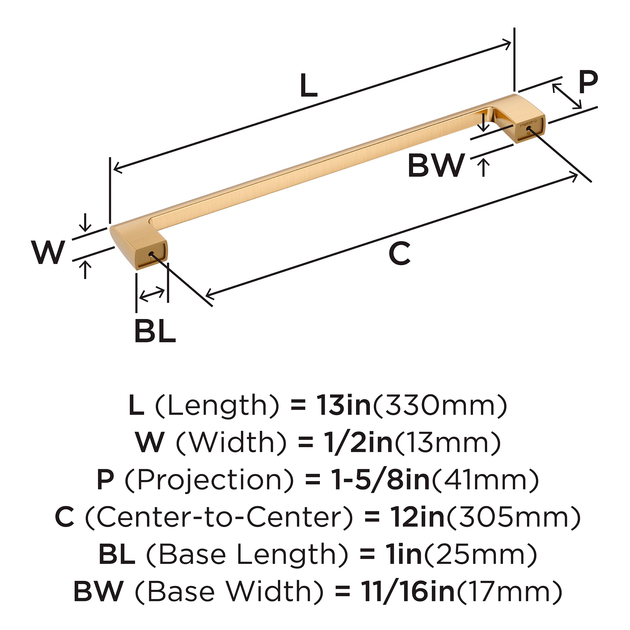 Amerock BP55370CZ Cabinet-Pulls - View #3
