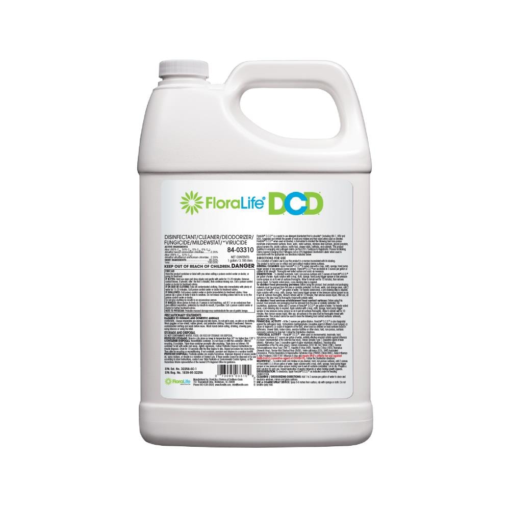 Floralife All-in-One Disinfectant Detergent: Cleaner, Sanitizer, Bactericide, Virucide, Fungicide, Mildewstat, Deodorizer – Gallon