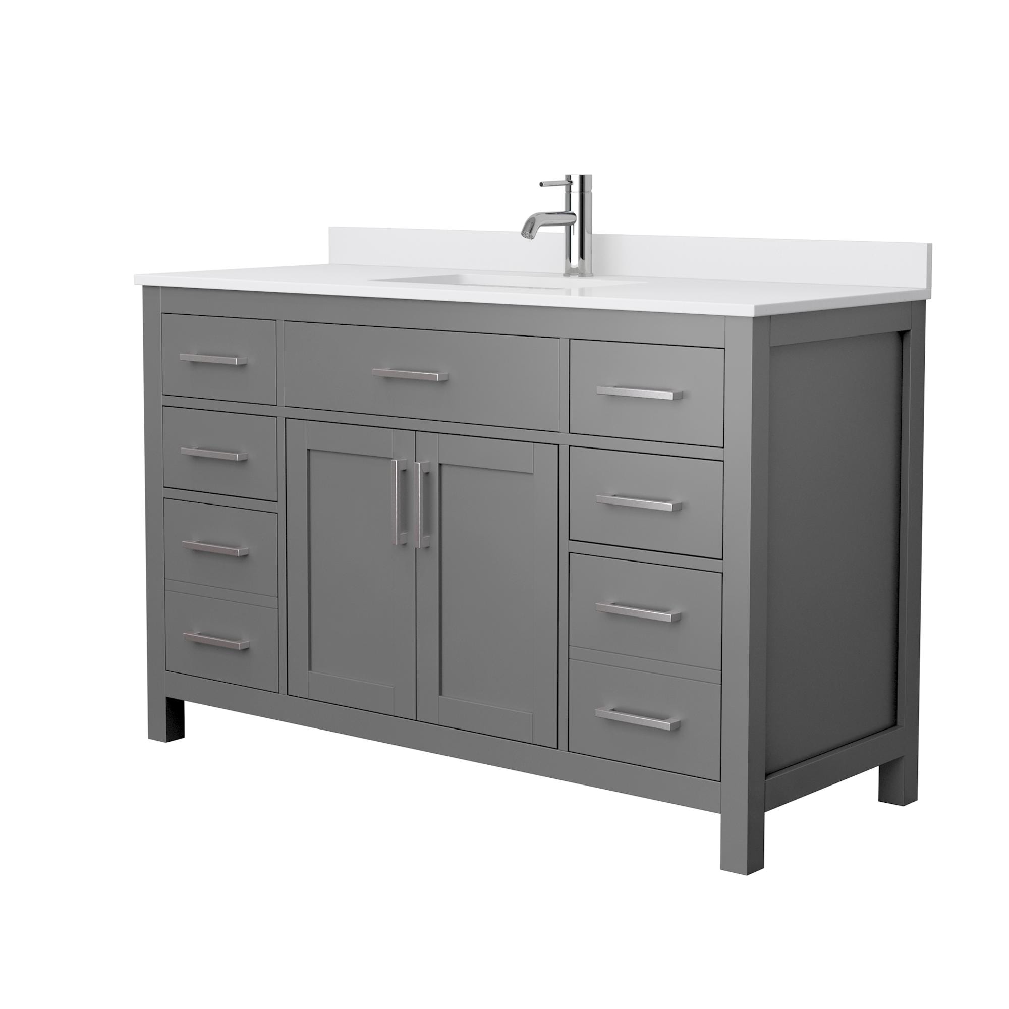 Wyndham Collection WCG242454SKGWCUNSMXX Bath-Vanity-Combo - View #2