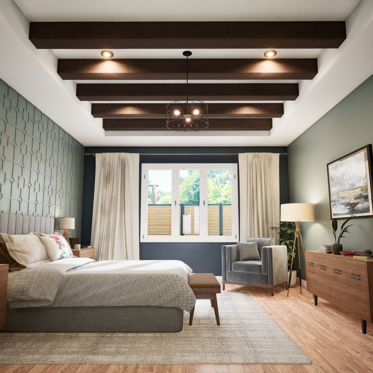 Ekena Millwork BMRC2C0080X120X096ZM Faux-Beams - View #7