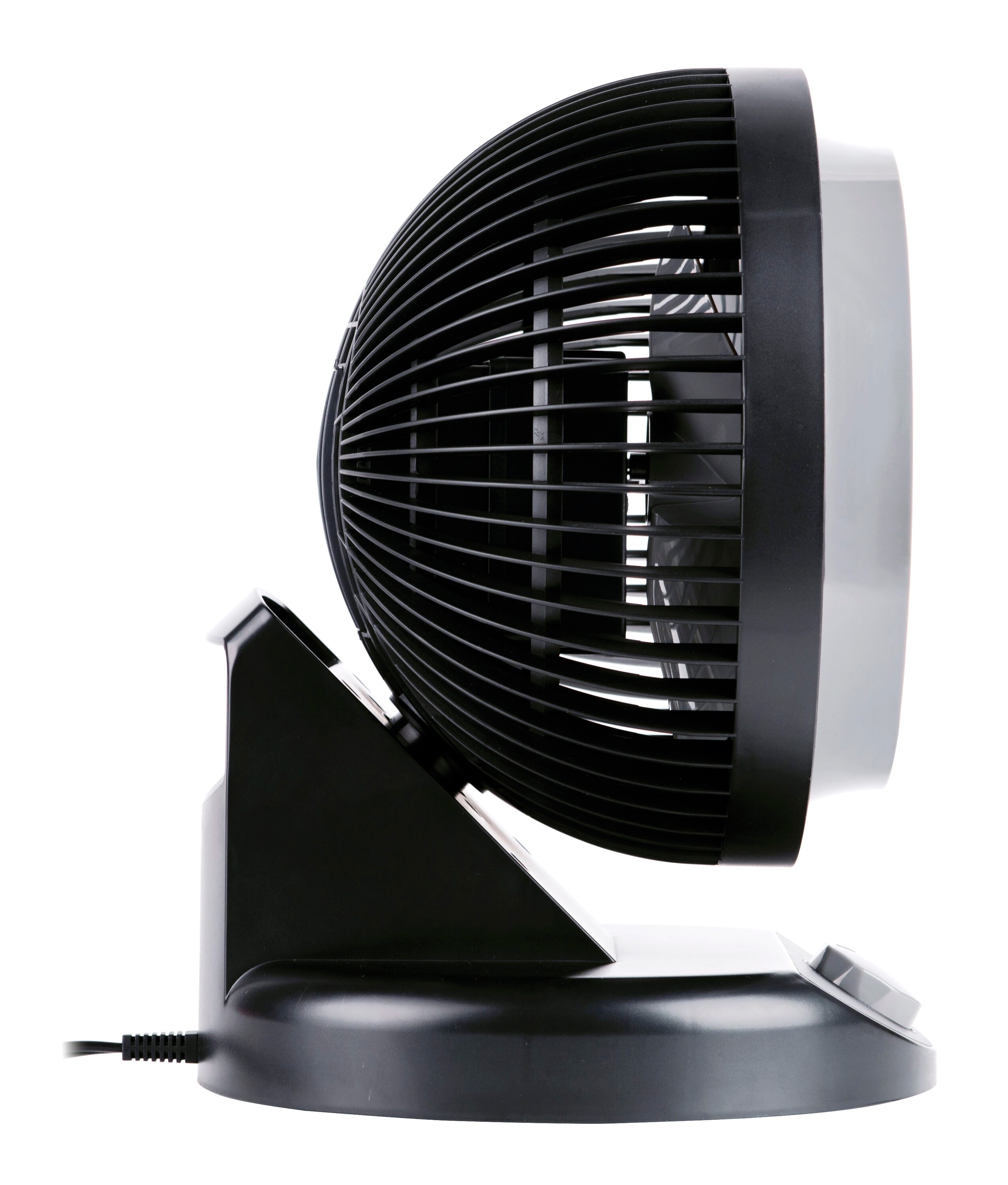 Ozeri 10-in 100-Volt 3-Speed Indoor Gray Oscillating Desk Fan in 